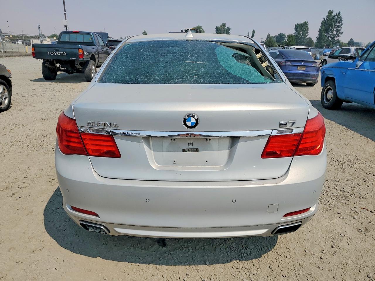 2012 Bmw 750 Li Cream vin: WBAKB8C57CC964118