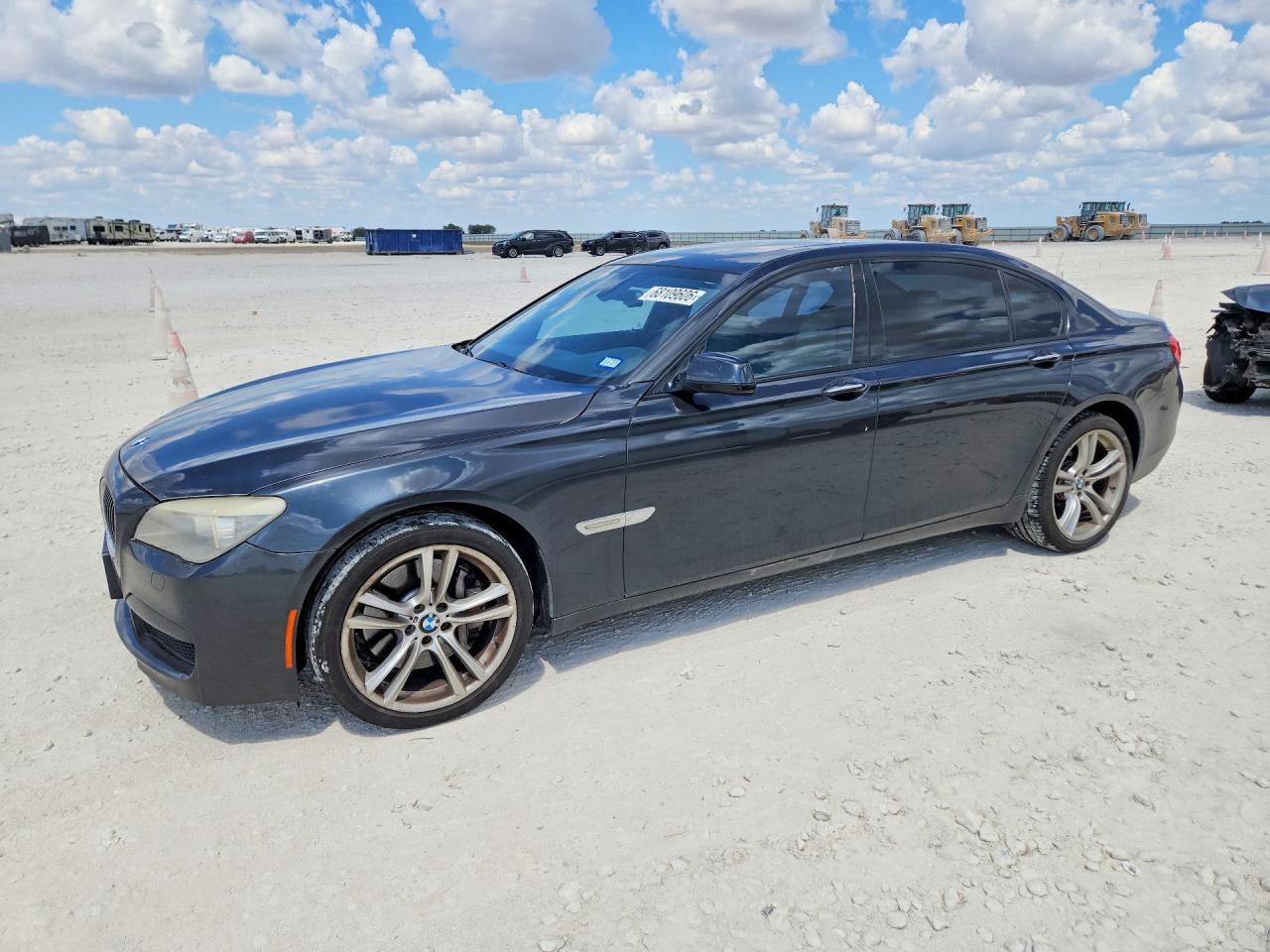 2012 Bmw 750 Li Gray vin: WBAKB8C57CC965317