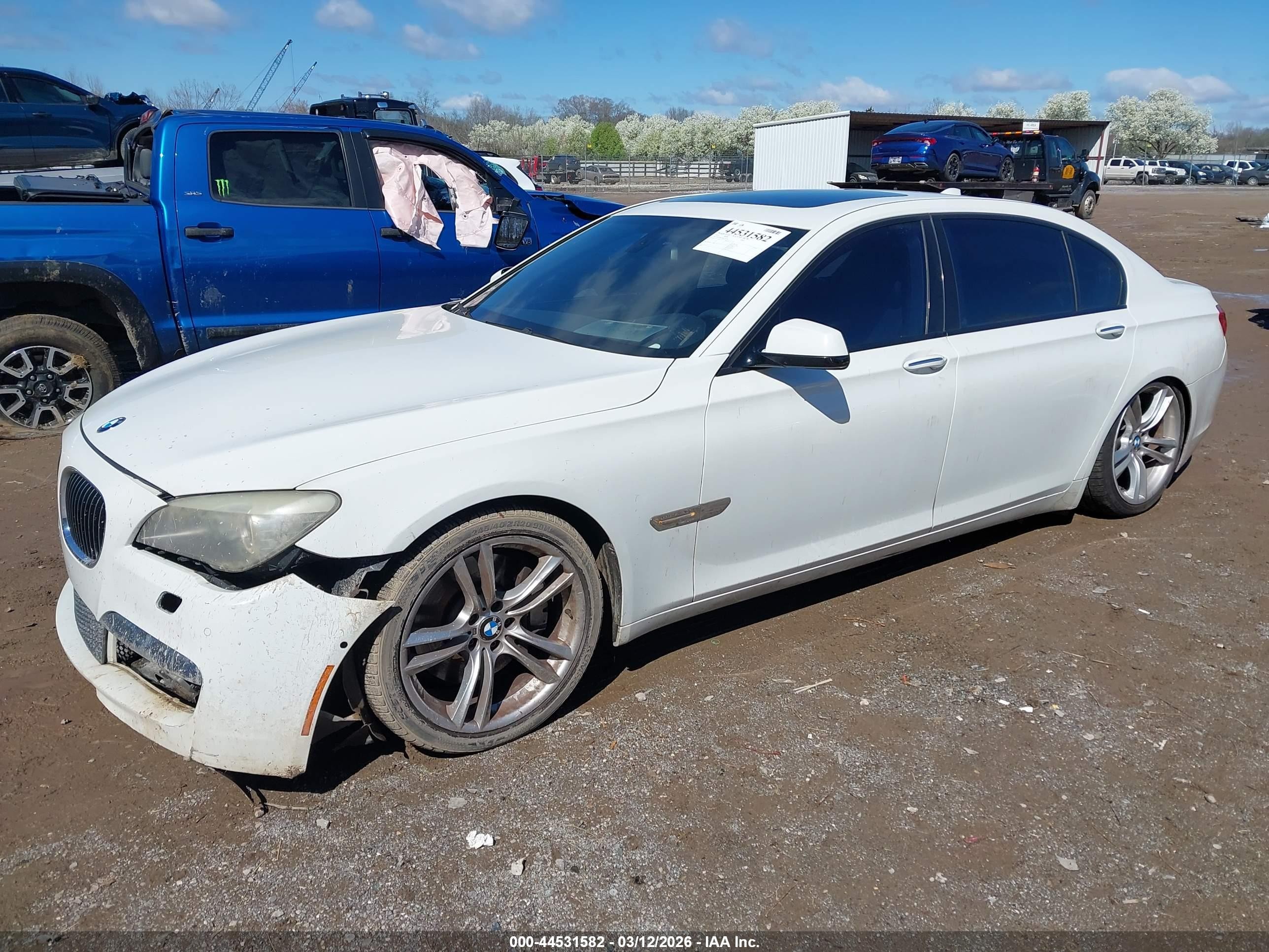 2010 Bmw 750li   White vin: WBAKB8C58ACY63165