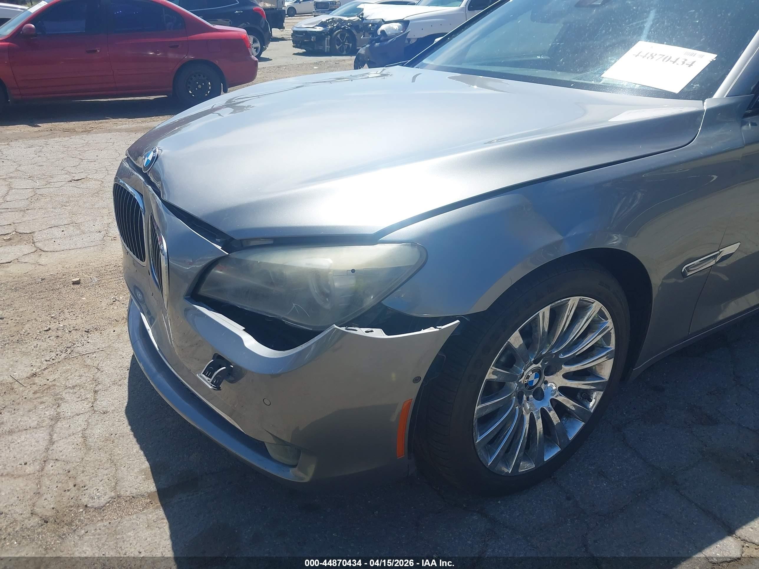 2010 Bmw 750li   Gray vin: WBAKB8C58ACY63554