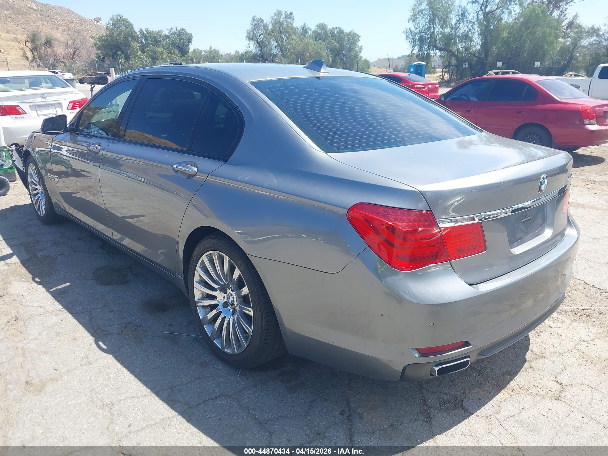 2010 Bmw 750li   Gray vin: WBAKB8C58ACY63554