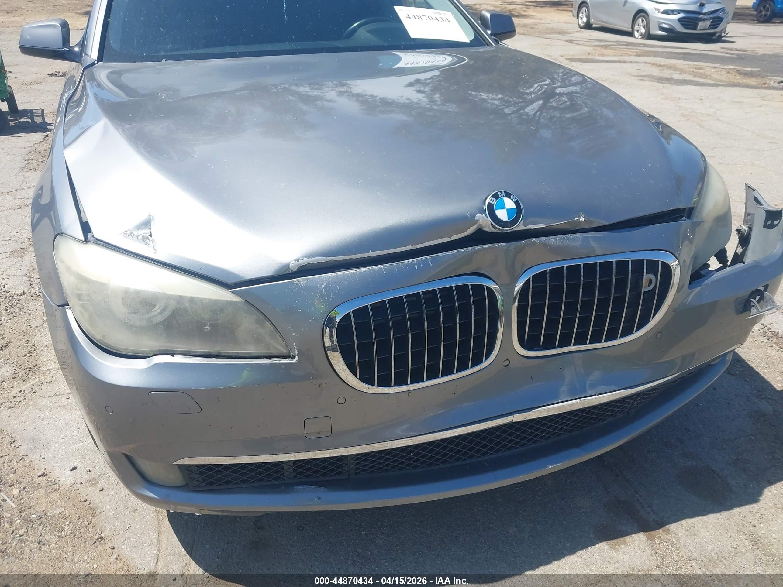 2010 Bmw 750li   Gray vin: WBAKB8C58ACY63554