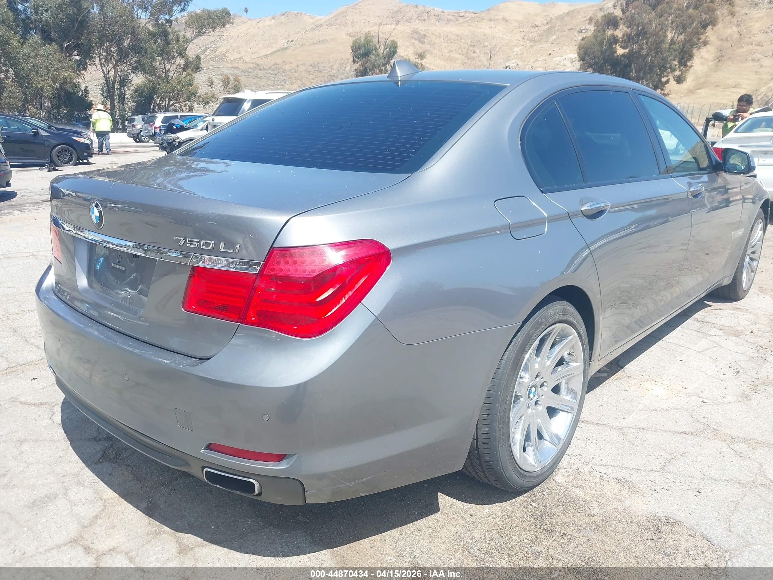 2010 Bmw 750li   Gray vin: WBAKB8C58ACY63554
