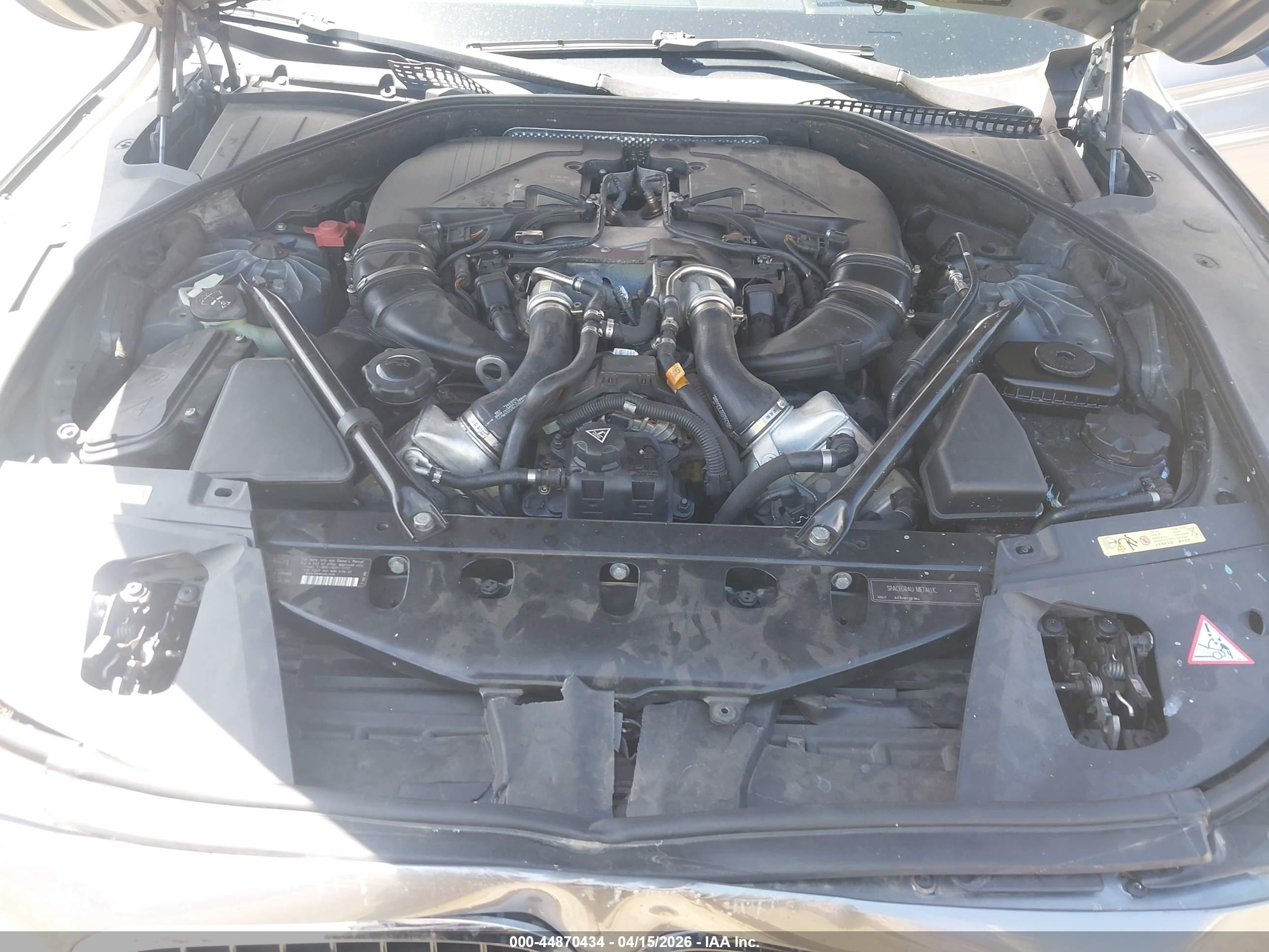 2010 Bmw 750li   Gray vin: WBAKB8C58ACY63554