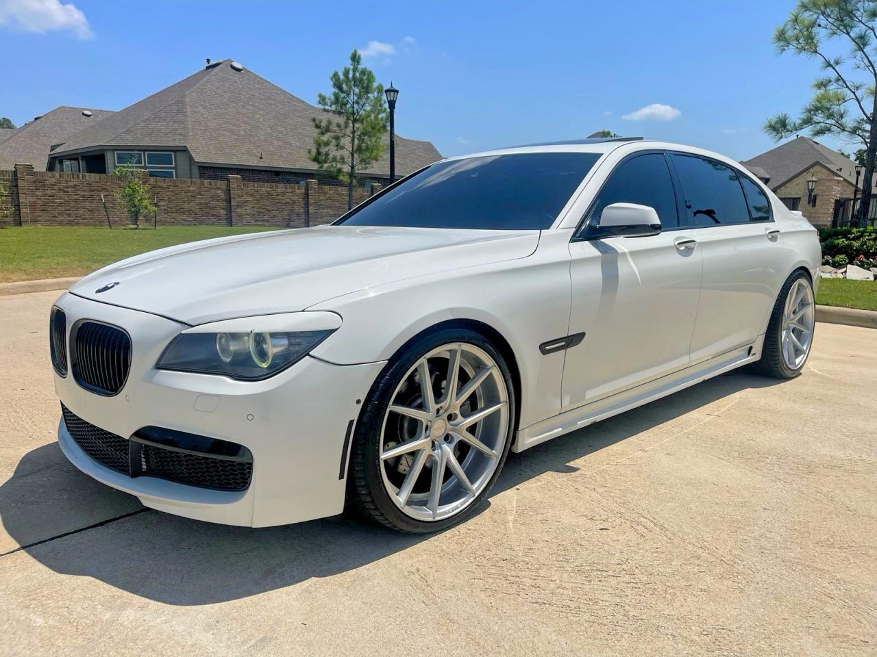 2010 Bmw 750 Li White vin: WBAKB8C58ACY64395