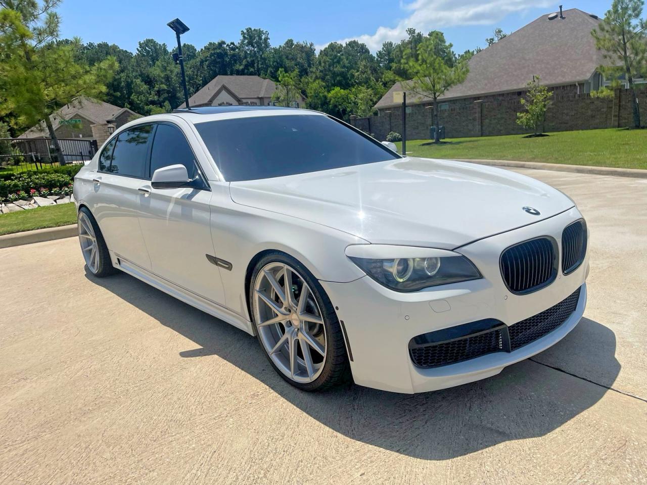 2010 Bmw 750 Li White vin: WBAKB8C58ACY64395