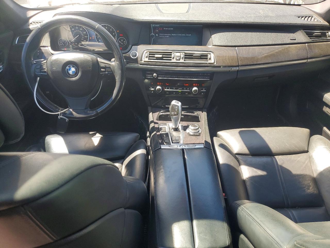 2011 Bmw 750 Li Blue vin: WBAKB8C58BC851647
