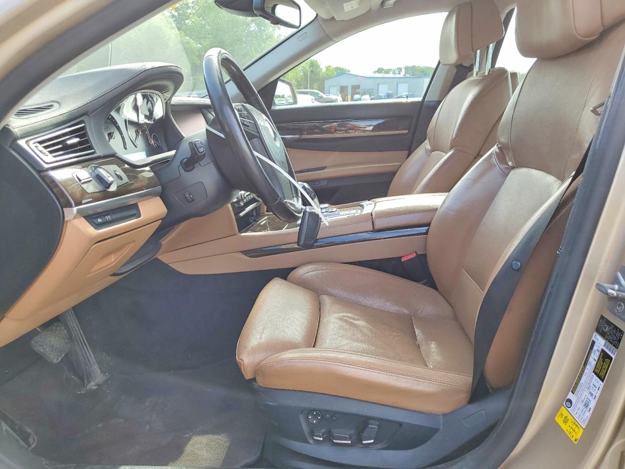 2011 Bmw 750 Li Beige vin: WBAKB8C58BCY65905