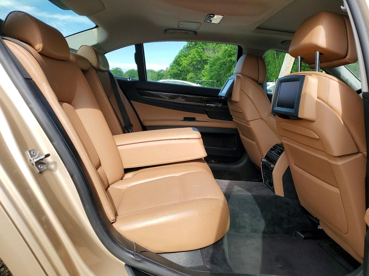 2011 Bmw 750 Li Beige vin: WBAKB8C58BCY65905