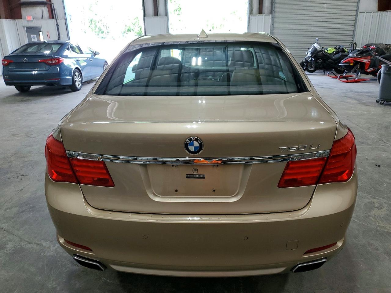 2011 Bmw 750 Li Beige vin: WBAKB8C58BCY65905