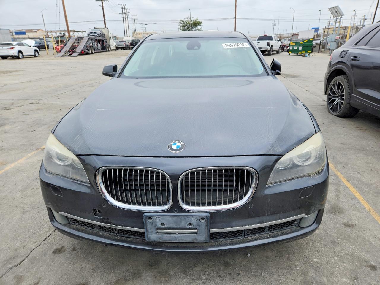 2012 Bmw 750 Li Gray vin: WBAKB8C58CC962572