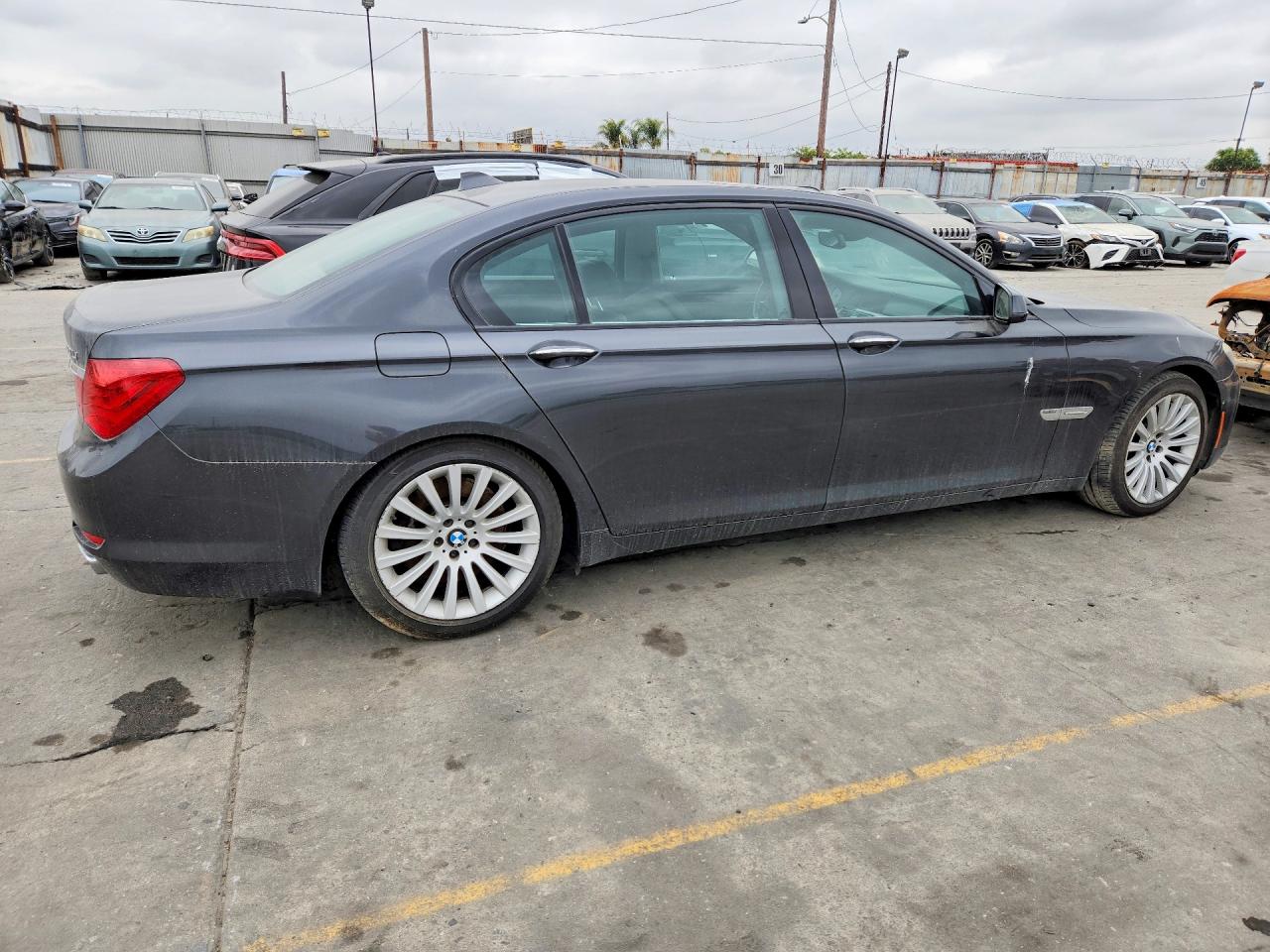2012 Bmw 750 Li Gray vin: WBAKB8C58CC962572
