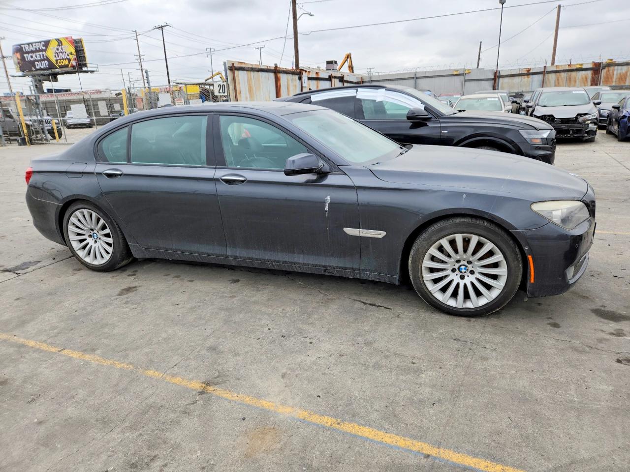 2012 Bmw 750 Li Gray vin: WBAKB8C58CC962572