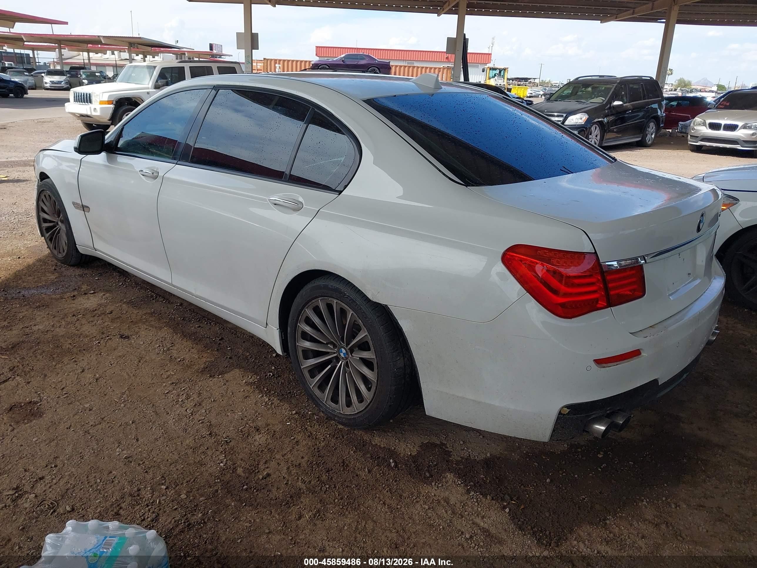 2012 Bmw 750li   Белый vin: WBAKB8C58CC962930