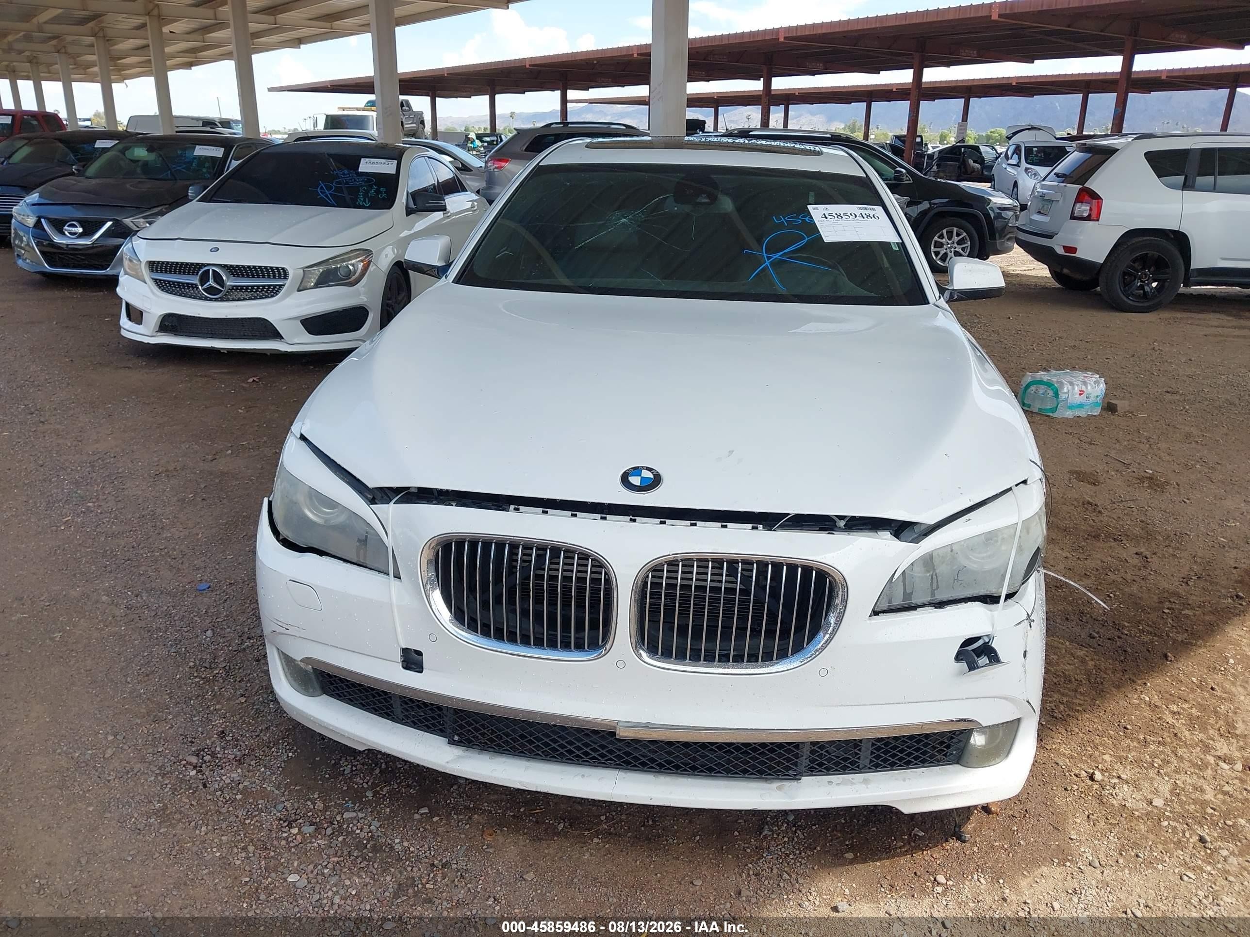 2012 Bmw 750li   Белый vin: WBAKB8C58CC962930