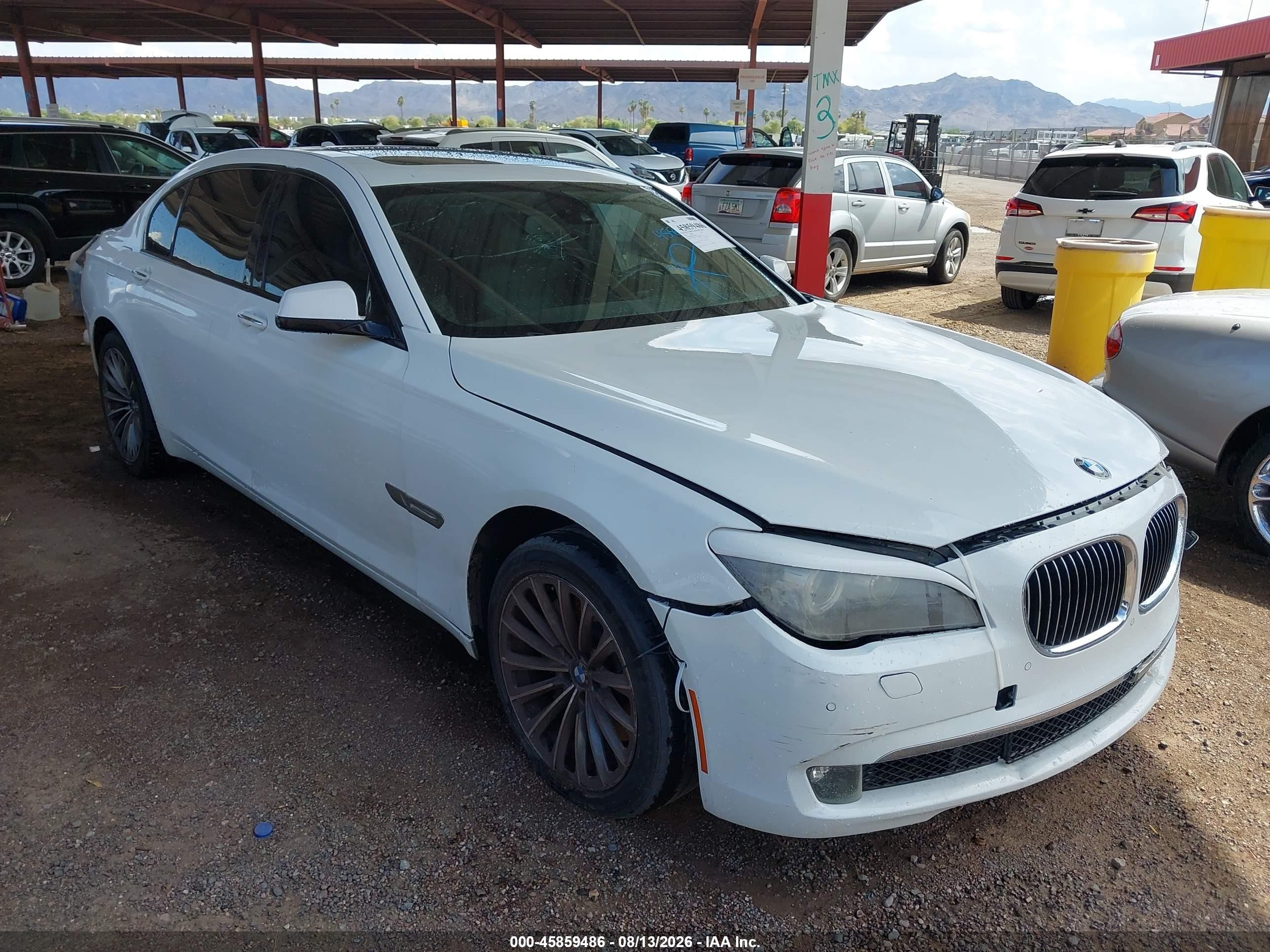 2012 Bmw 750li   Белый vin: WBAKB8C58CC962930