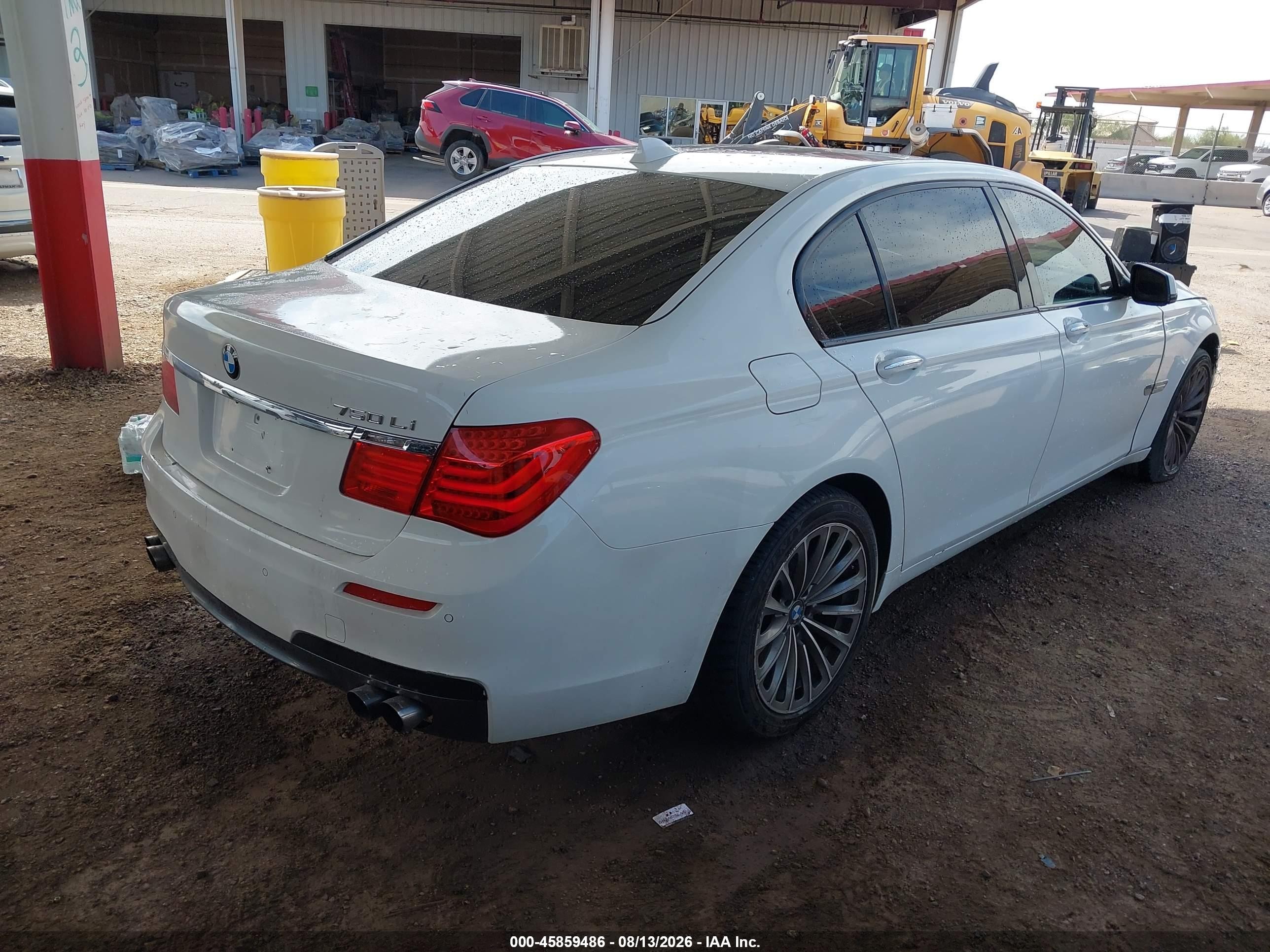 2012 Bmw 750li   Белый vin: WBAKB8C58CC962930