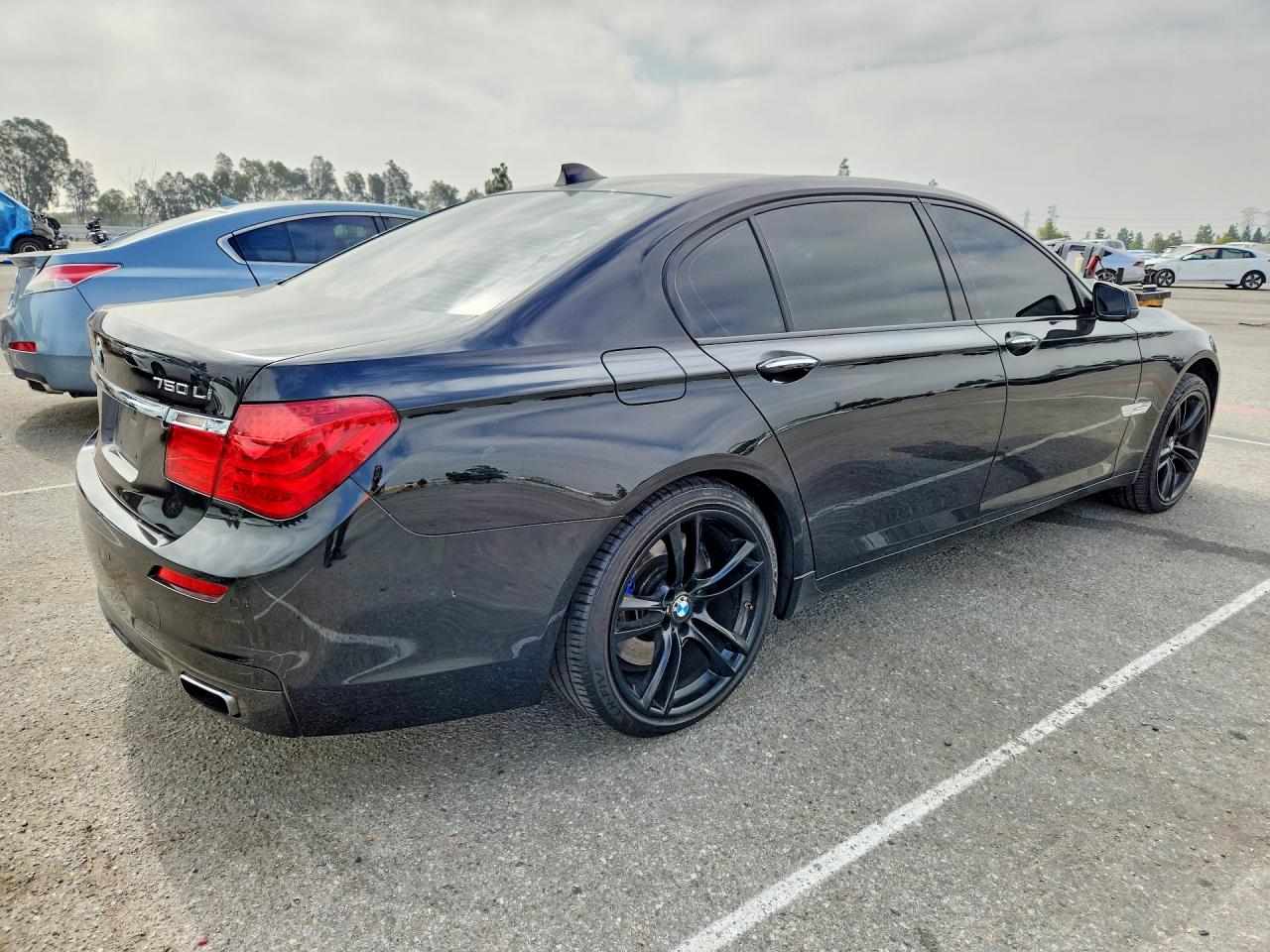2012 Bmw 750 Li Black vin: WBAKB8C58CC964483