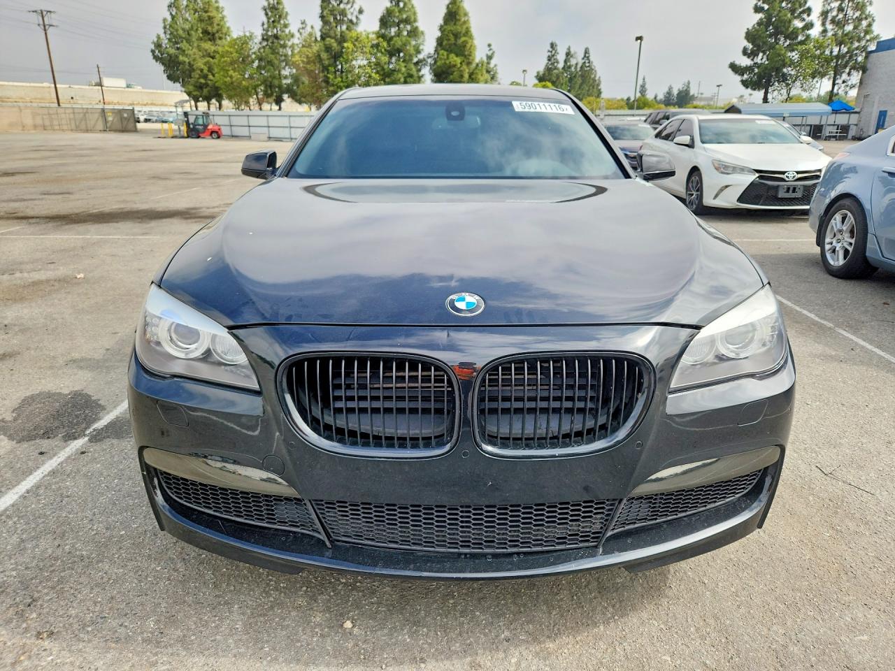 2012 Bmw 750 Li Black vin: WBAKB8C58CC964483
