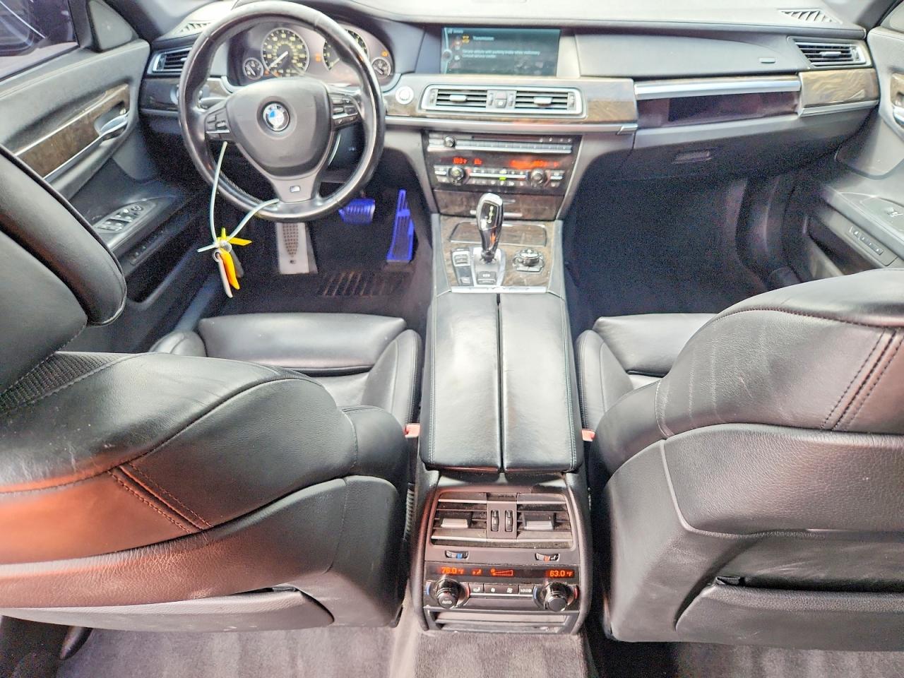 2012 Bmw 750 Li Black vin: WBAKB8C58CC964483