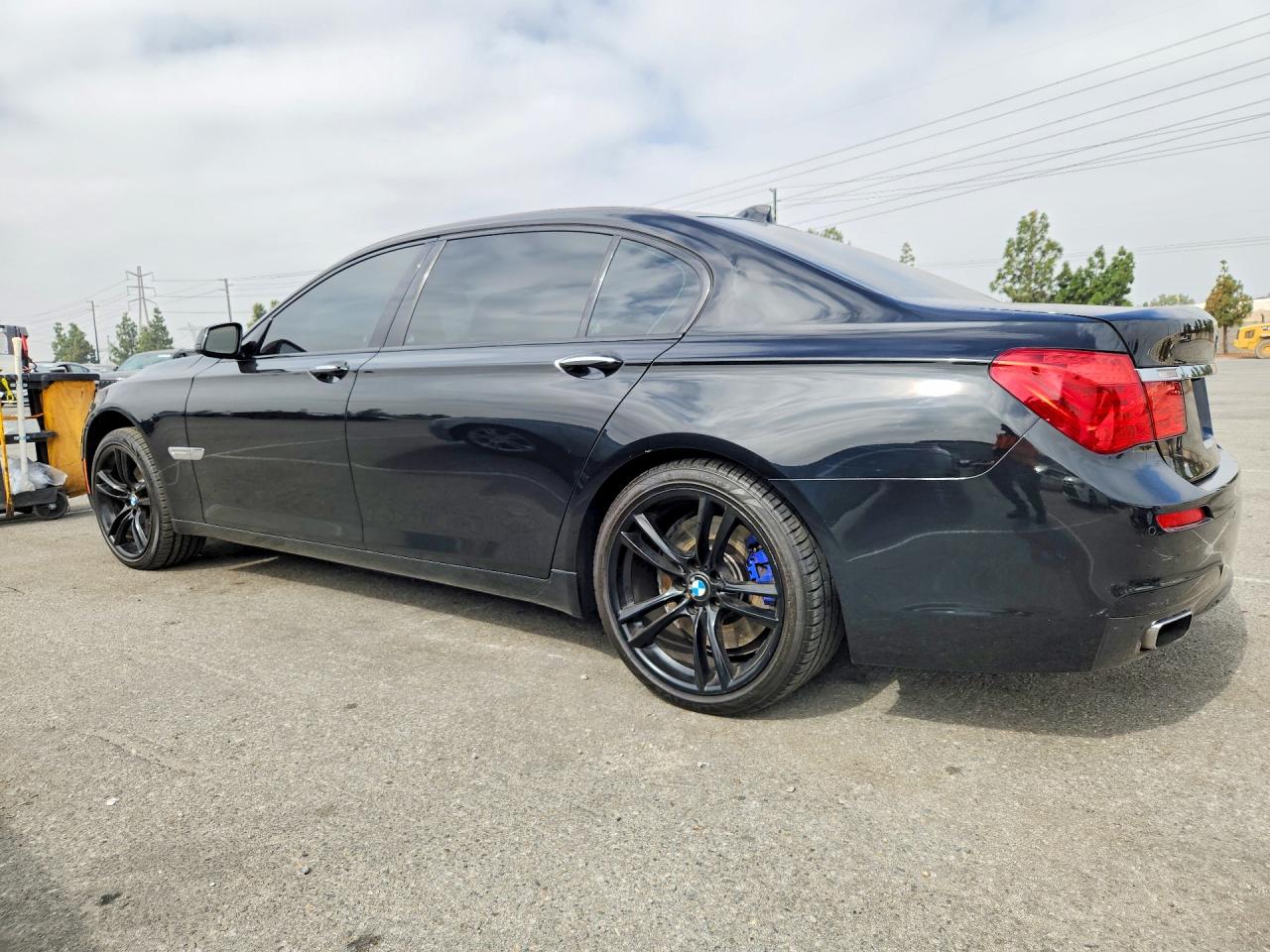 2012 Bmw 750 Li Black vin: WBAKB8C58CC964483
