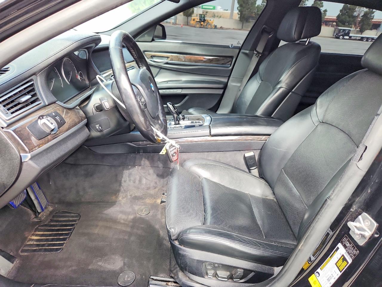 2012 Bmw 750 Li Black vin: WBAKB8C58CC964483
