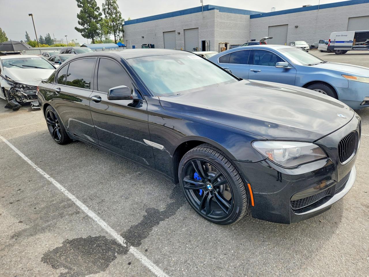 2012 Bmw 750 Li Black vin: WBAKB8C58CC964483