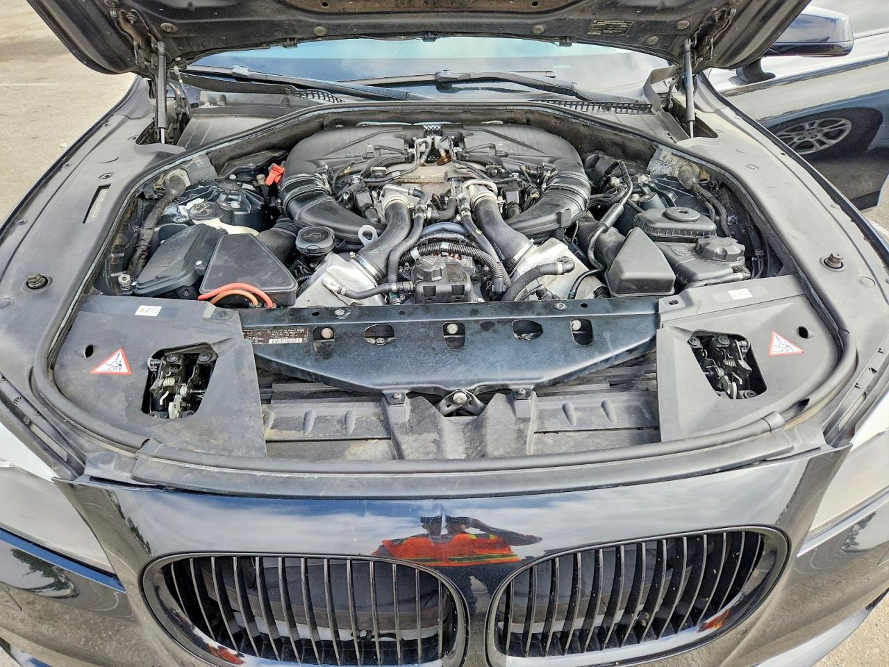 2012 Bmw 750 Li Black vin: WBAKB8C58CC964483