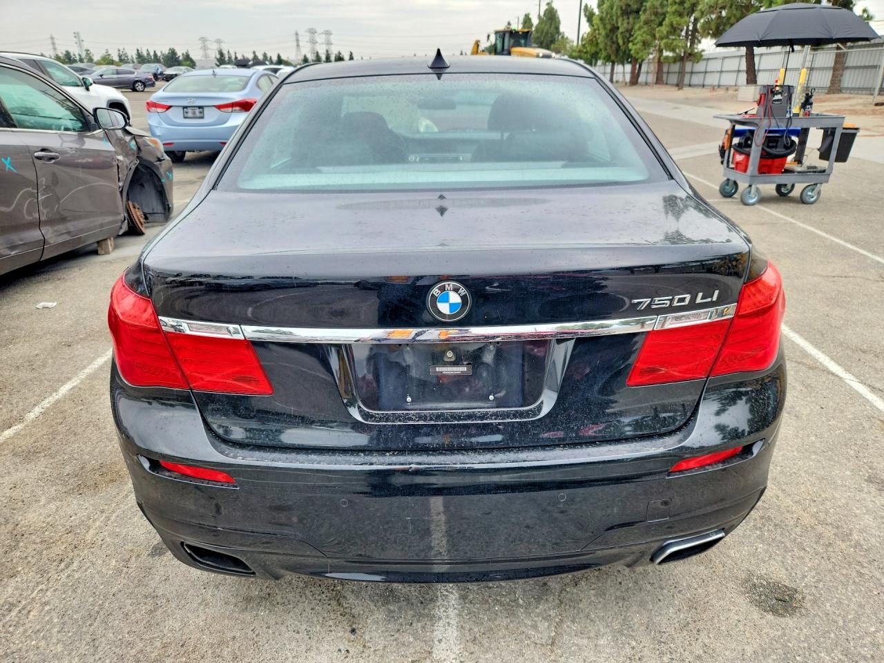 2012 Bmw 750 Li Black vin: WBAKB8C58CC964970