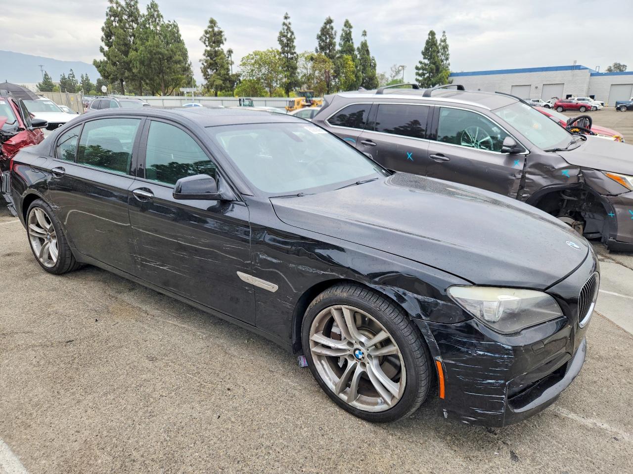 2012 Bmw 750 Li Black vin: WBAKB8C58CC964970