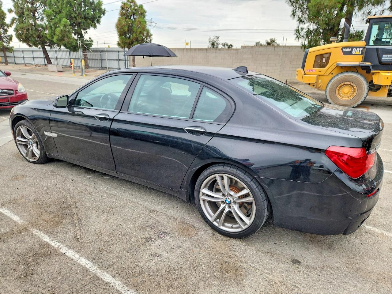 2012 Bmw 750 Li Black vin: WBAKB8C58CC964970