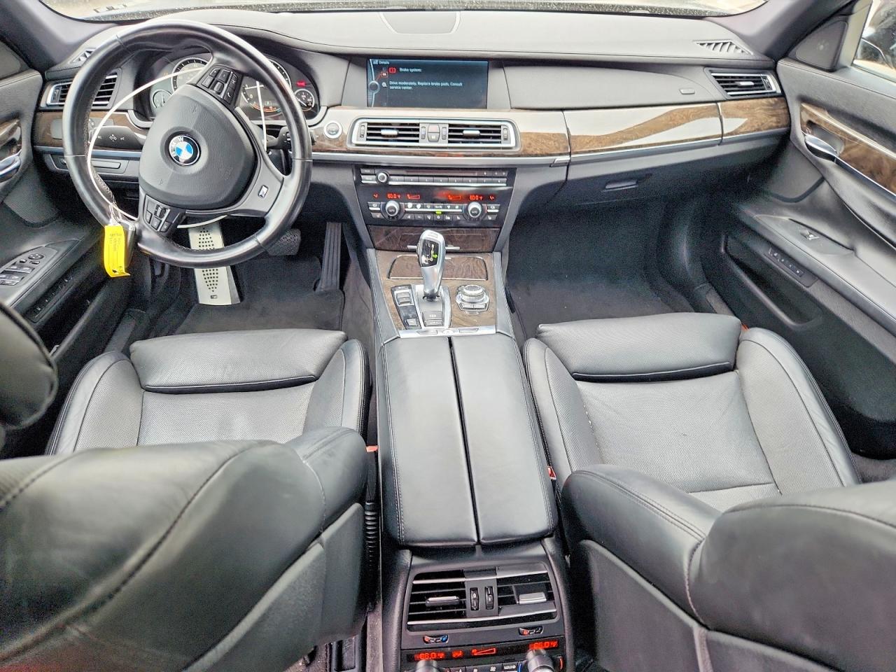 2012 Bmw 750 Li Black vin: WBAKB8C58CC964970