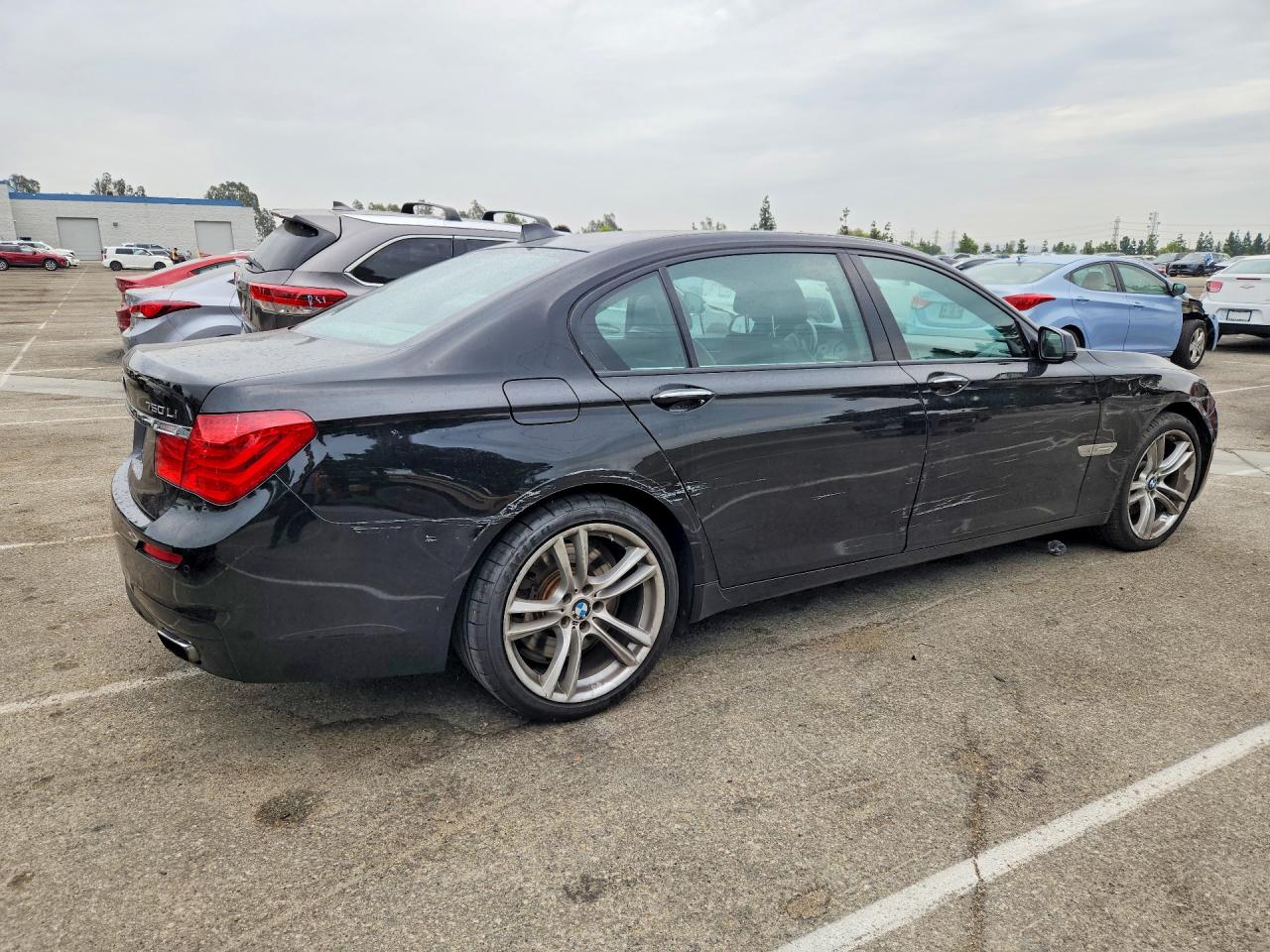 2012 Bmw 750 Li Black vin: WBAKB8C58CC964970