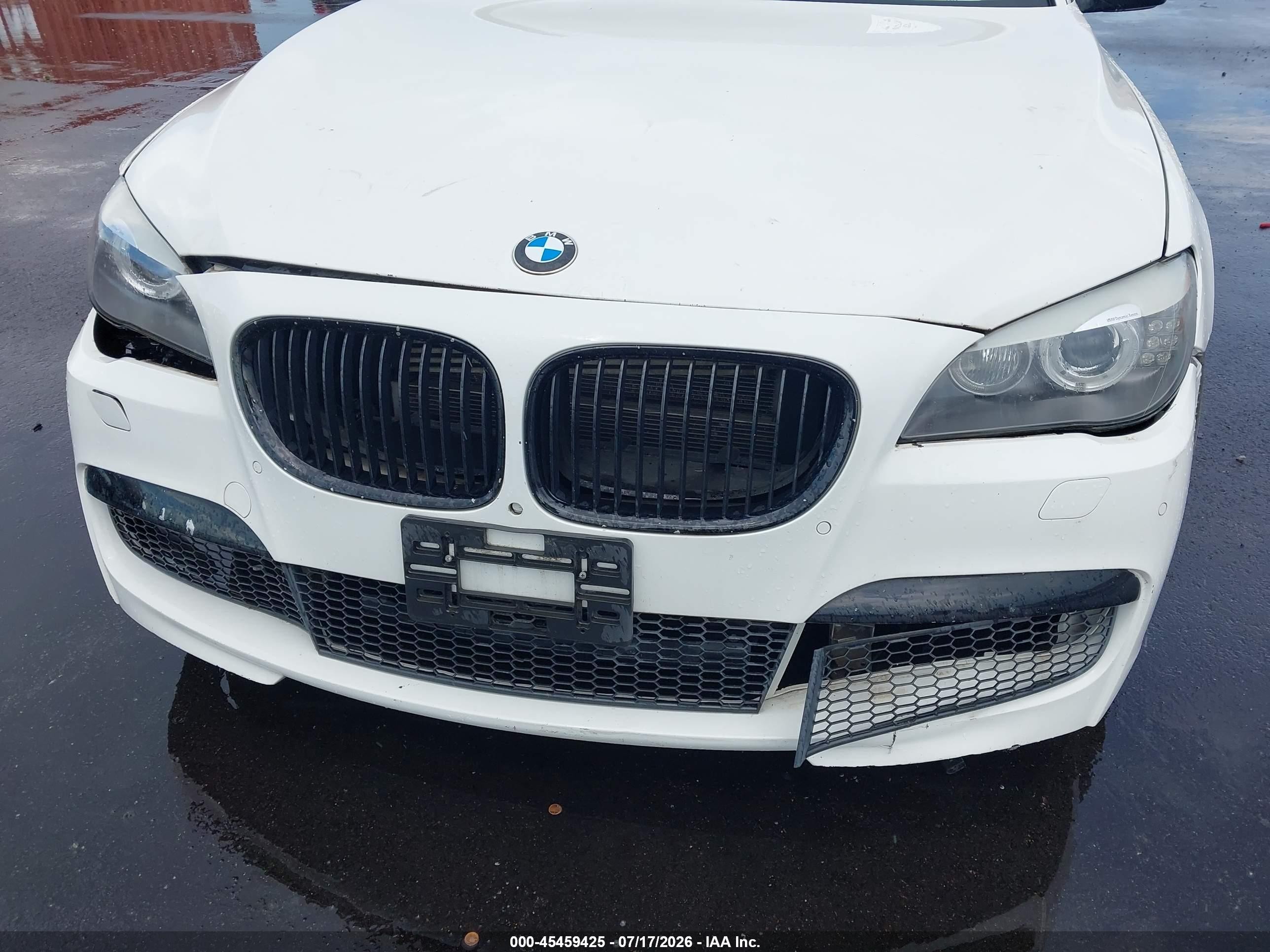 2010 Bmw 750li   White vin: WBAKB8C59ACY62994