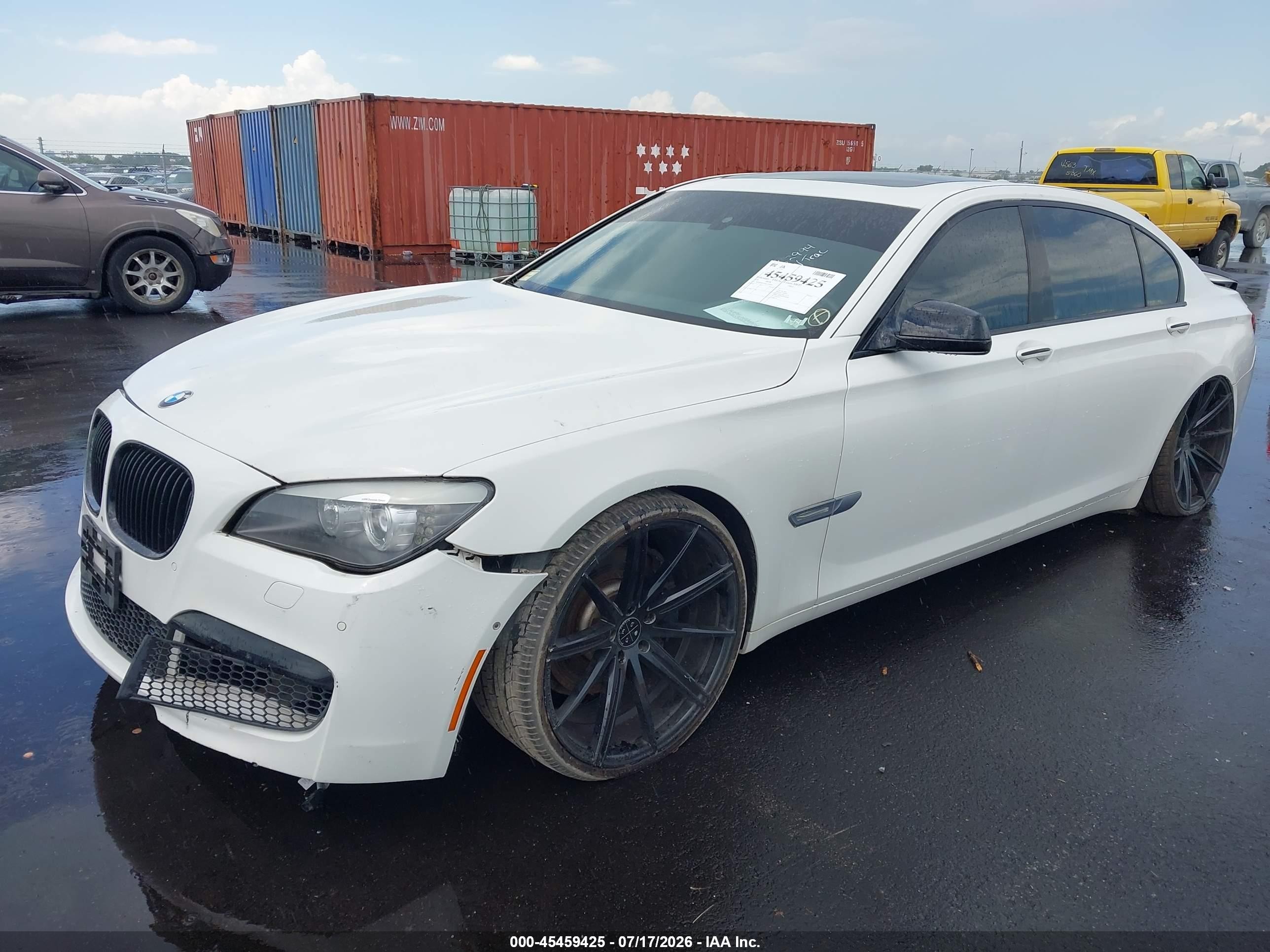 2010 Bmw 750li   White vin: WBAKB8C59ACY62994