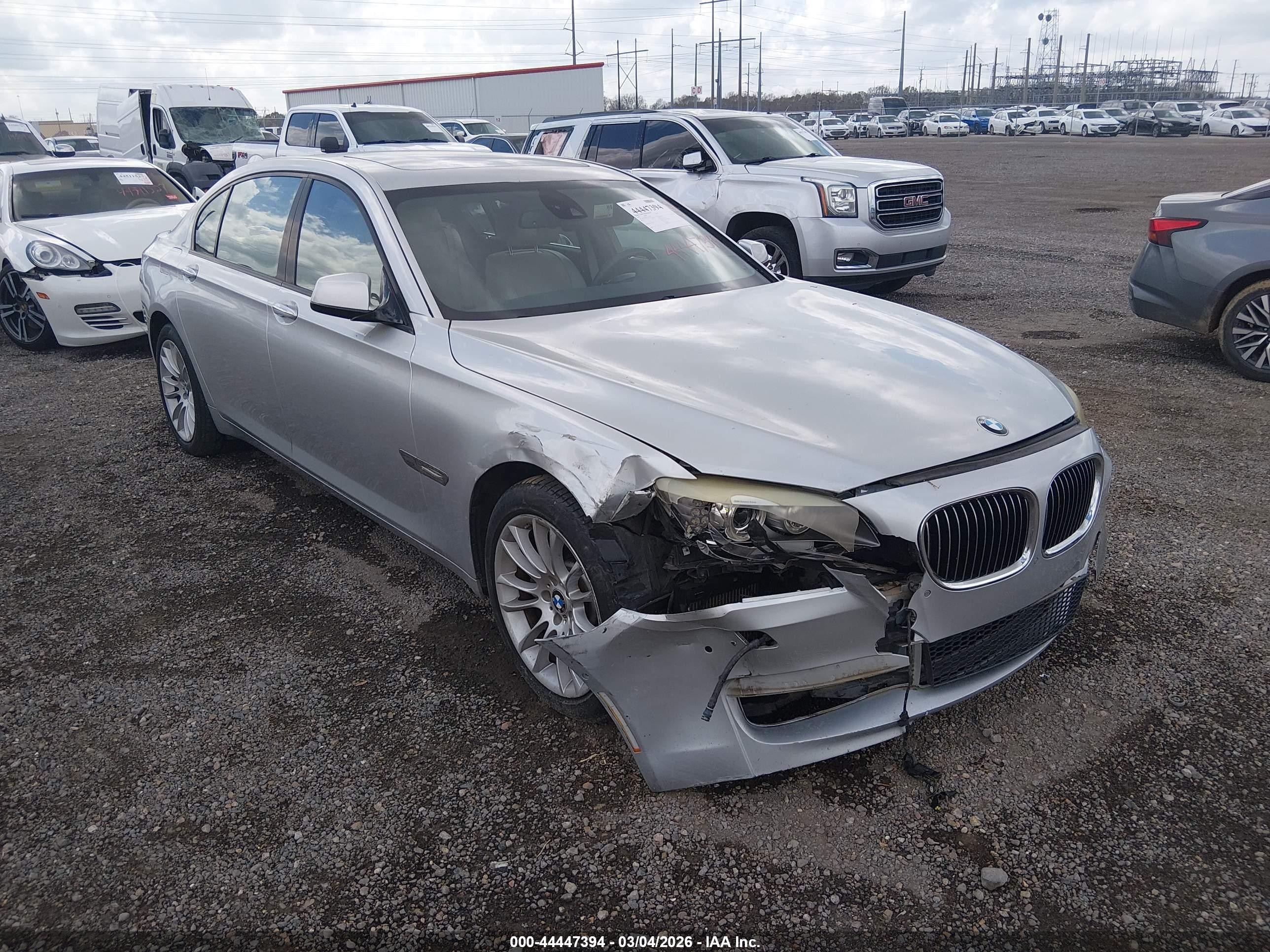 2010 Bmw 750li   Gray vin: WBAKB8C59ACY63160