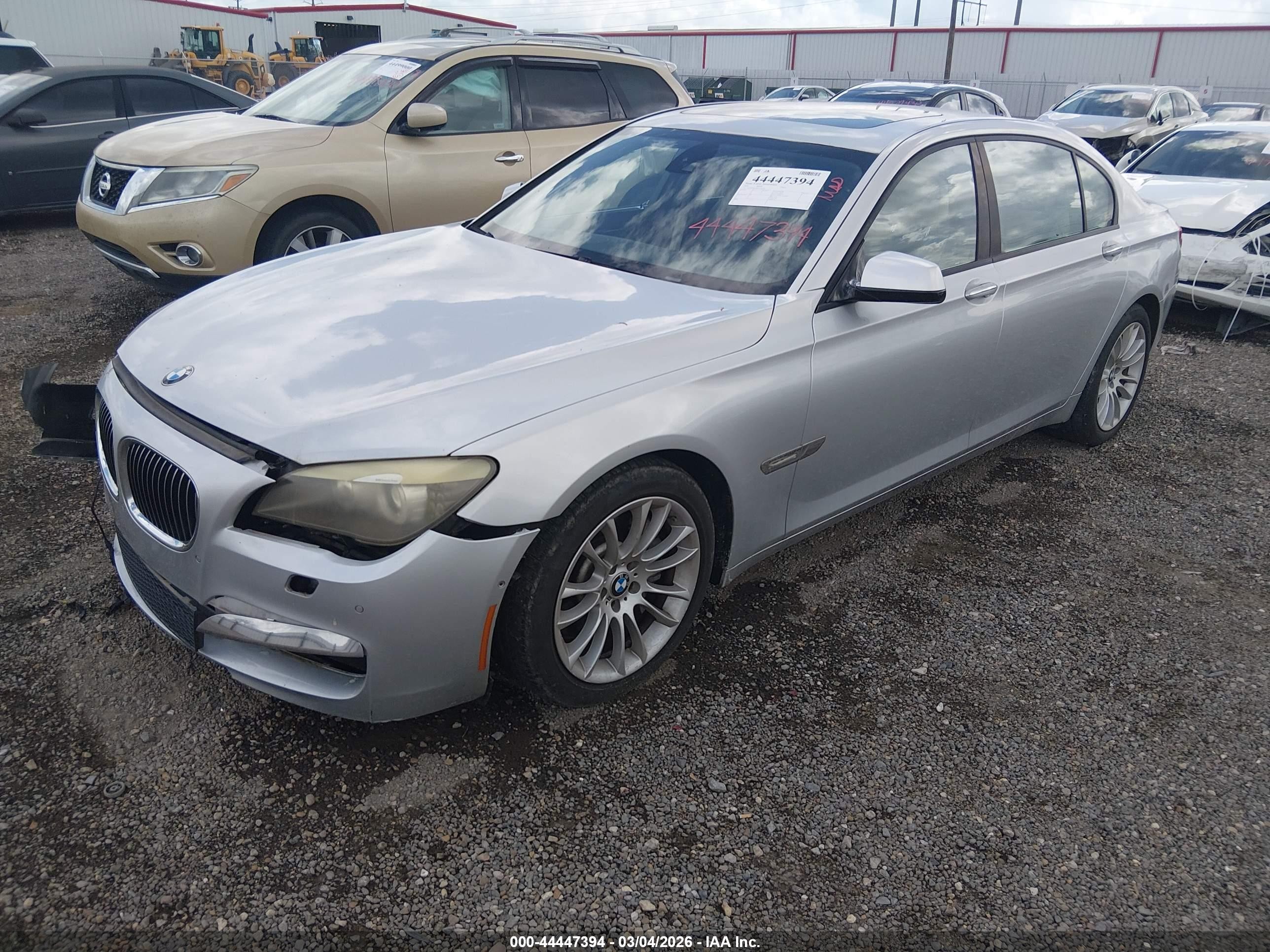 2010 Bmw 750li   Gray vin: WBAKB8C59ACY63160