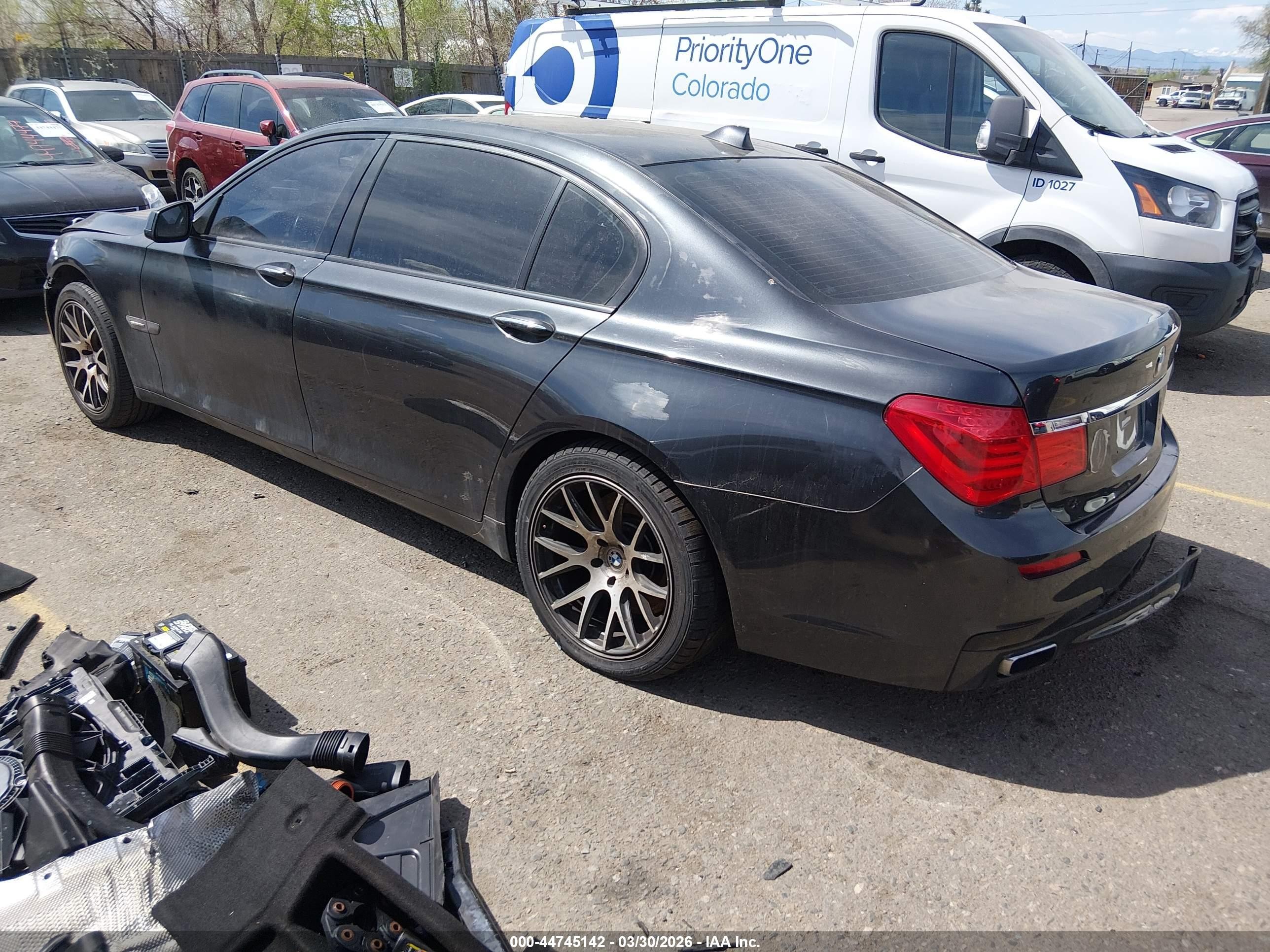 2011 Bmw 750li   Gray vin: WBAKB8C59BC851933