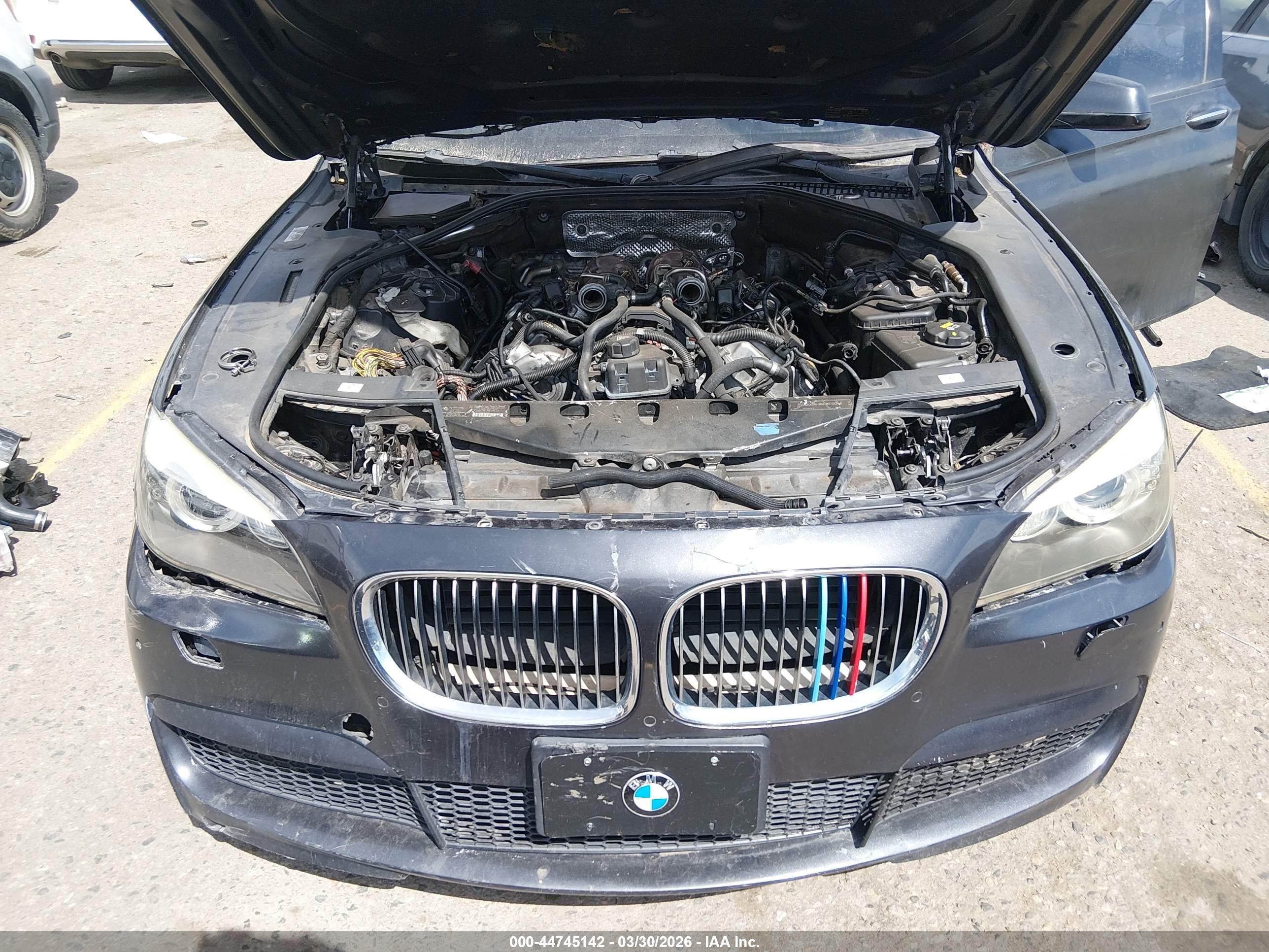 2011 Bmw 750li   Gray vin: WBAKB8C59BC851933