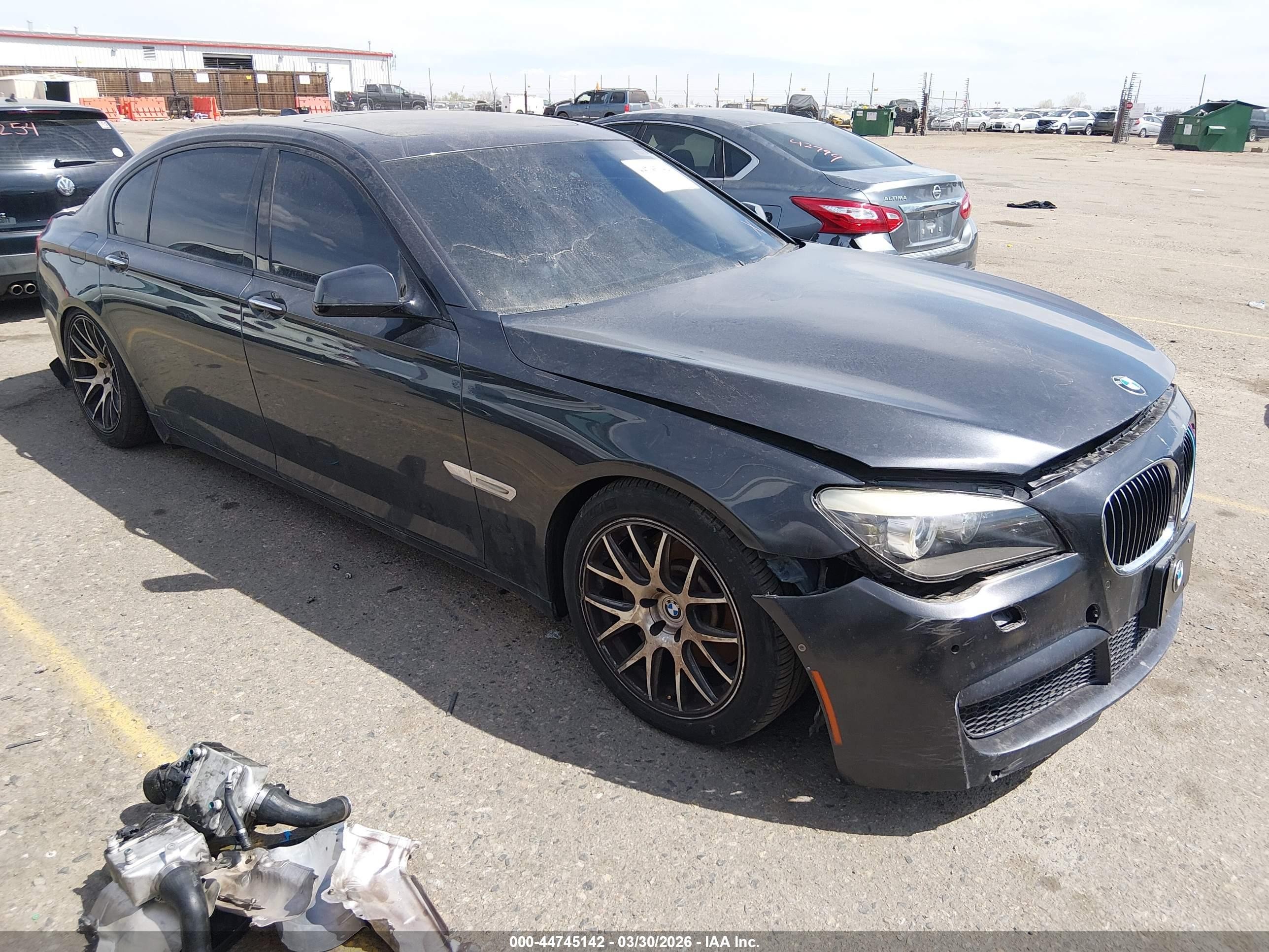 2011 Bmw 750li   Gray vin: WBAKB8C59BC851933