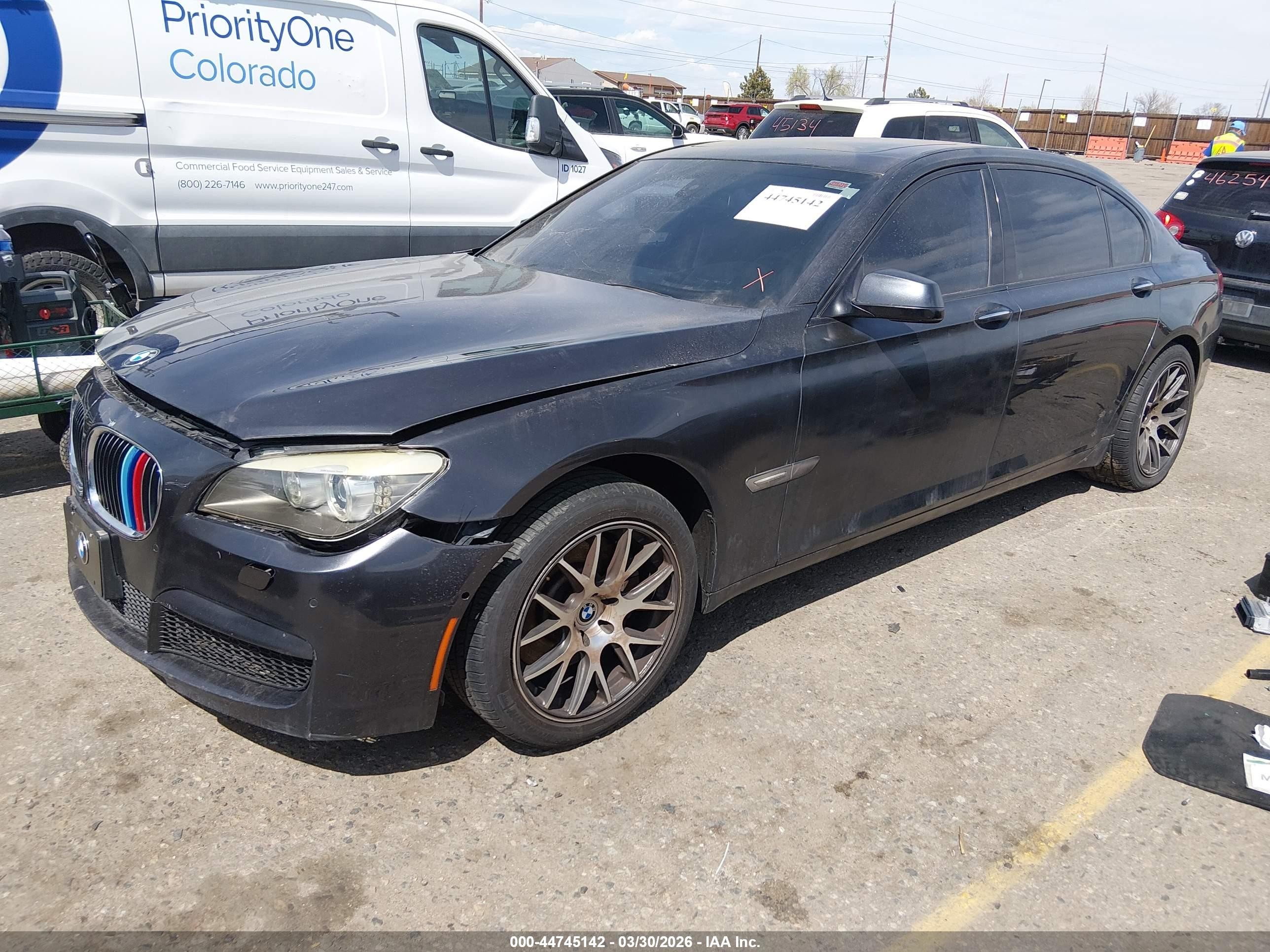 2011 Bmw 750li   Gray vin: WBAKB8C59BC851933