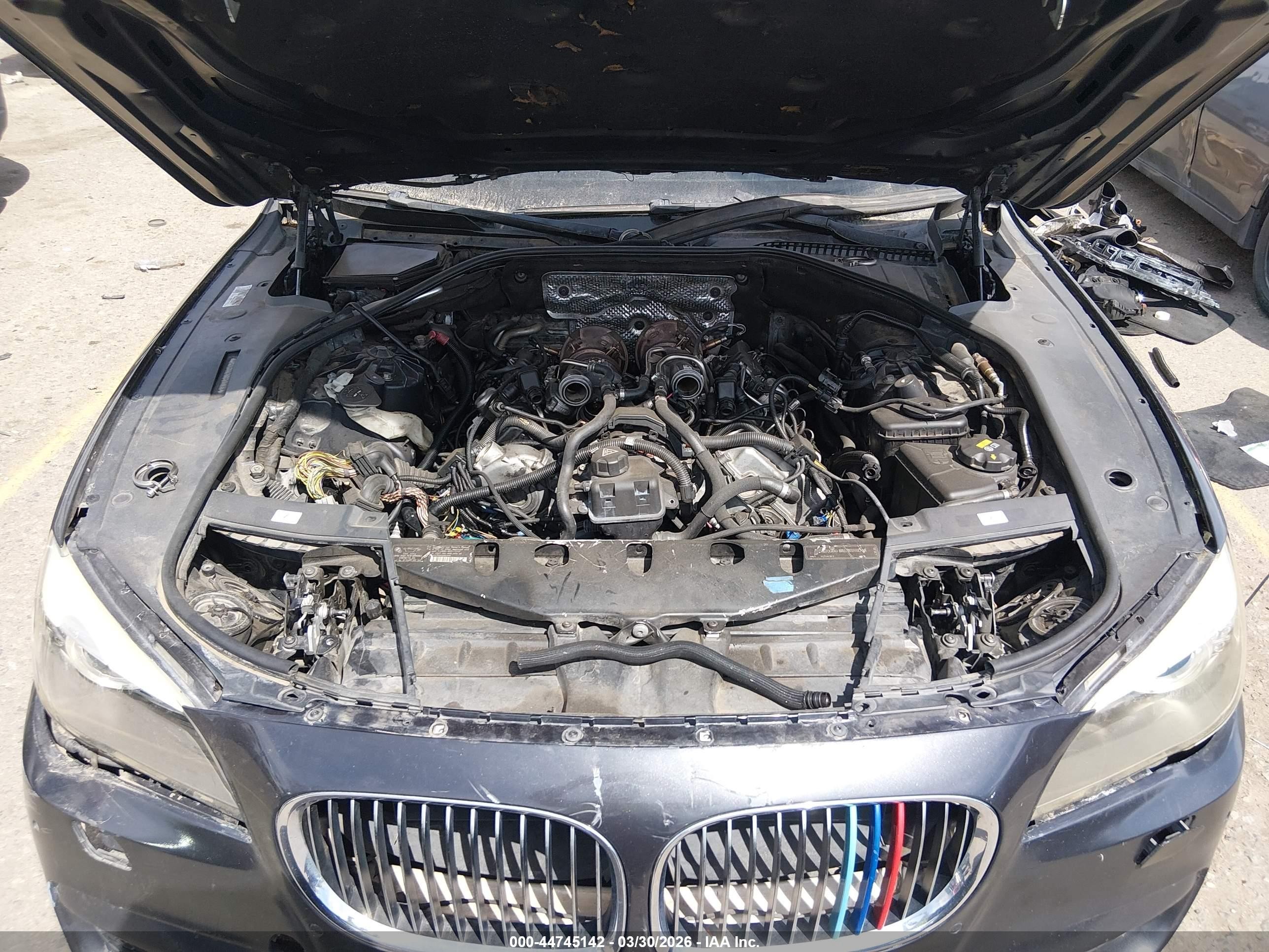2011 Bmw 750li   Gray vin: WBAKB8C59BC851933