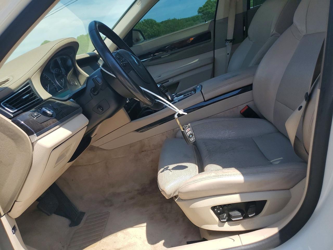 2011 Bmw 750 Li White vin: WBAKB8C59BCY66027