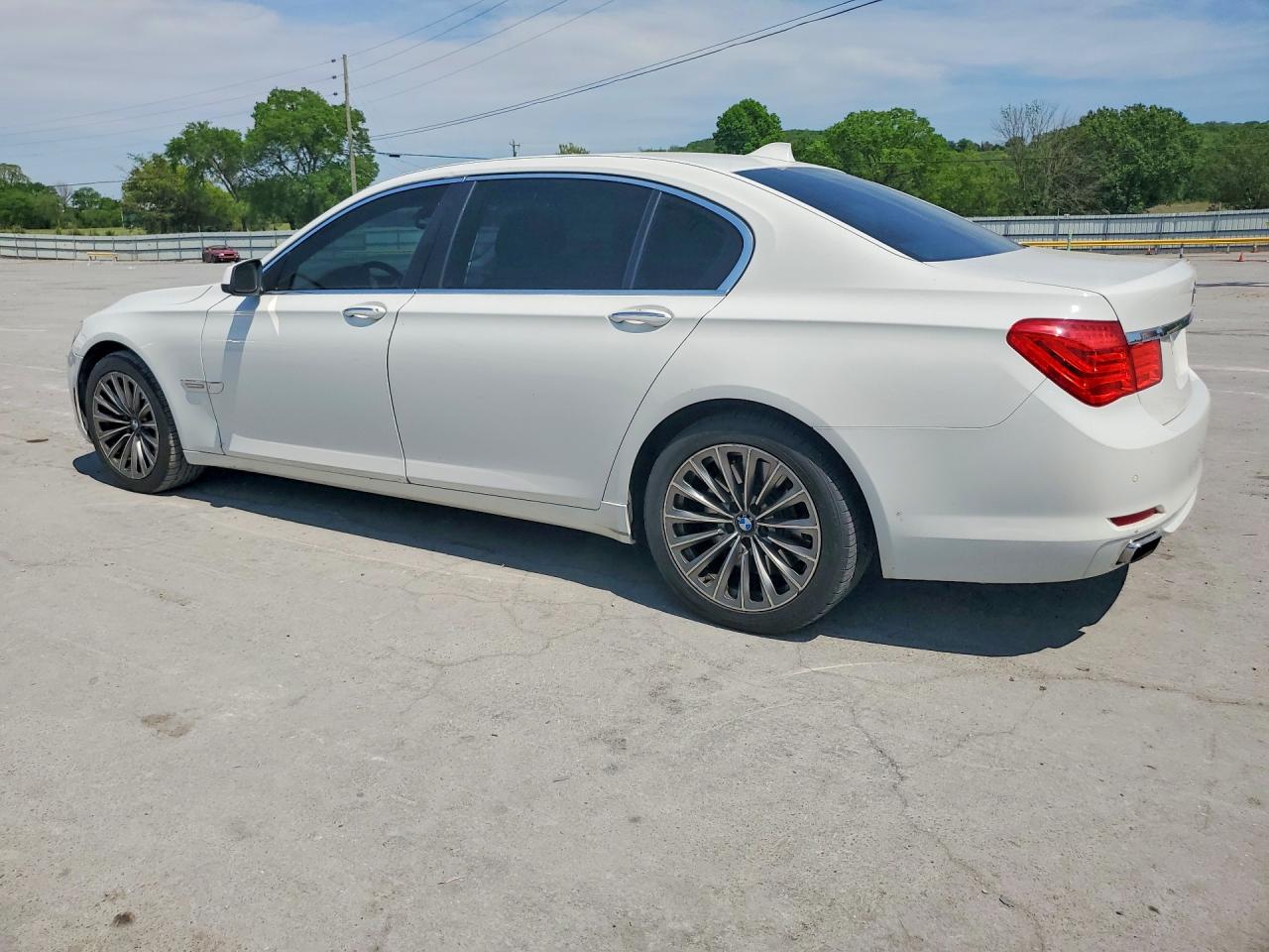 2011 Bmw 750 Li White vin: WBAKB8C59BCY66027