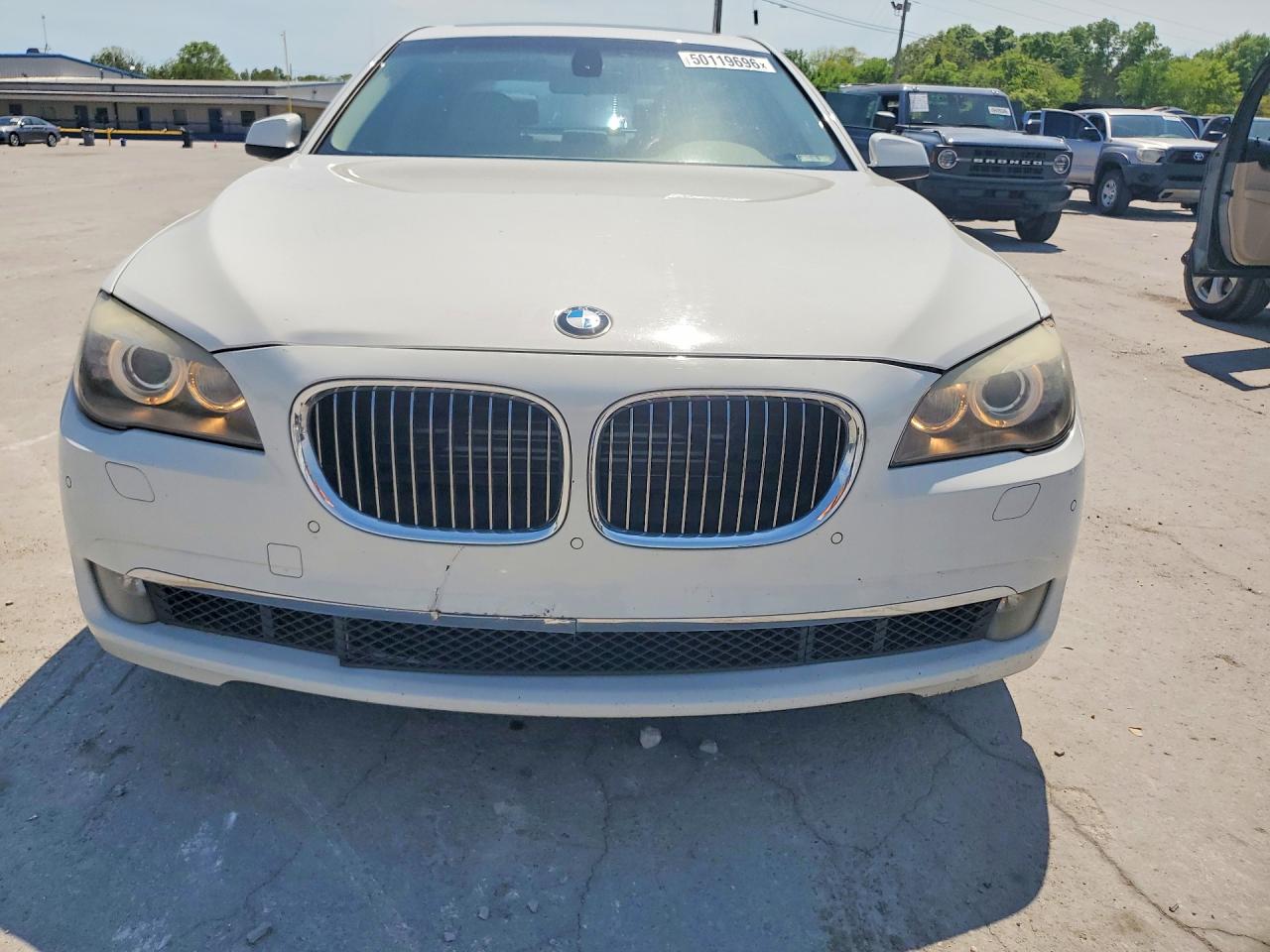 2011 Bmw 750 Li White vin: WBAKB8C59BCY66027