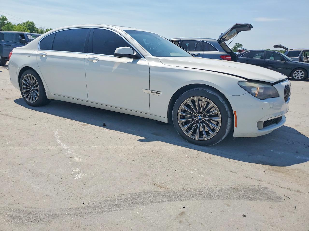 2011 Bmw 750 Li White vin: WBAKB8C59BCY66027