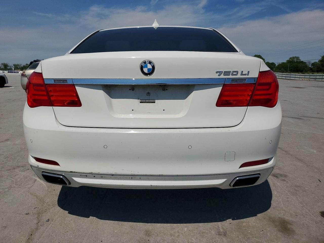 2011 Bmw 750 Li White vin: WBAKB8C59BCY66027