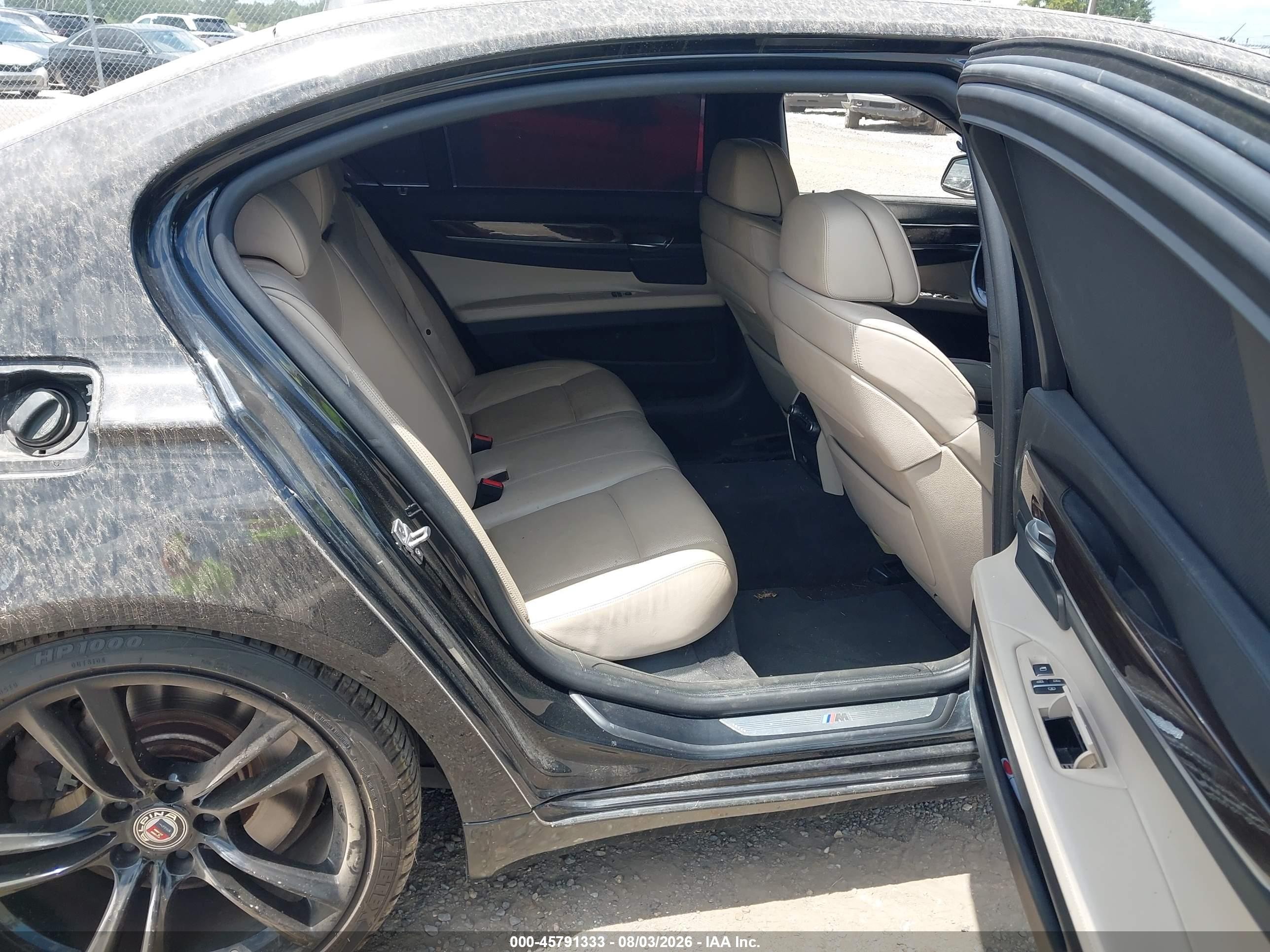 2012 Bmw 750li   Black vin: WBAKB8C59CC962872