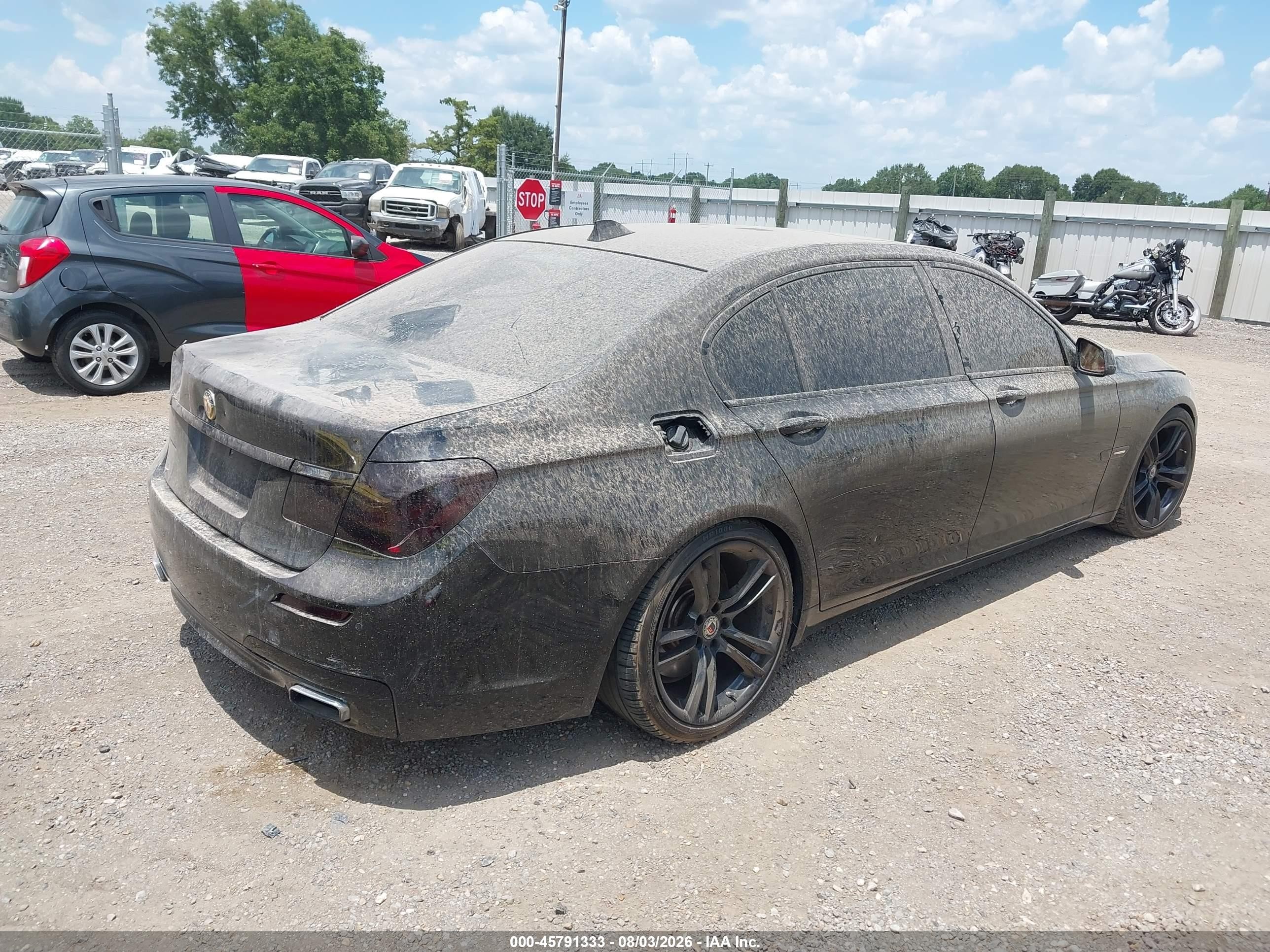 2012 Bmw 750li   Black vin: WBAKB8C59CC962872