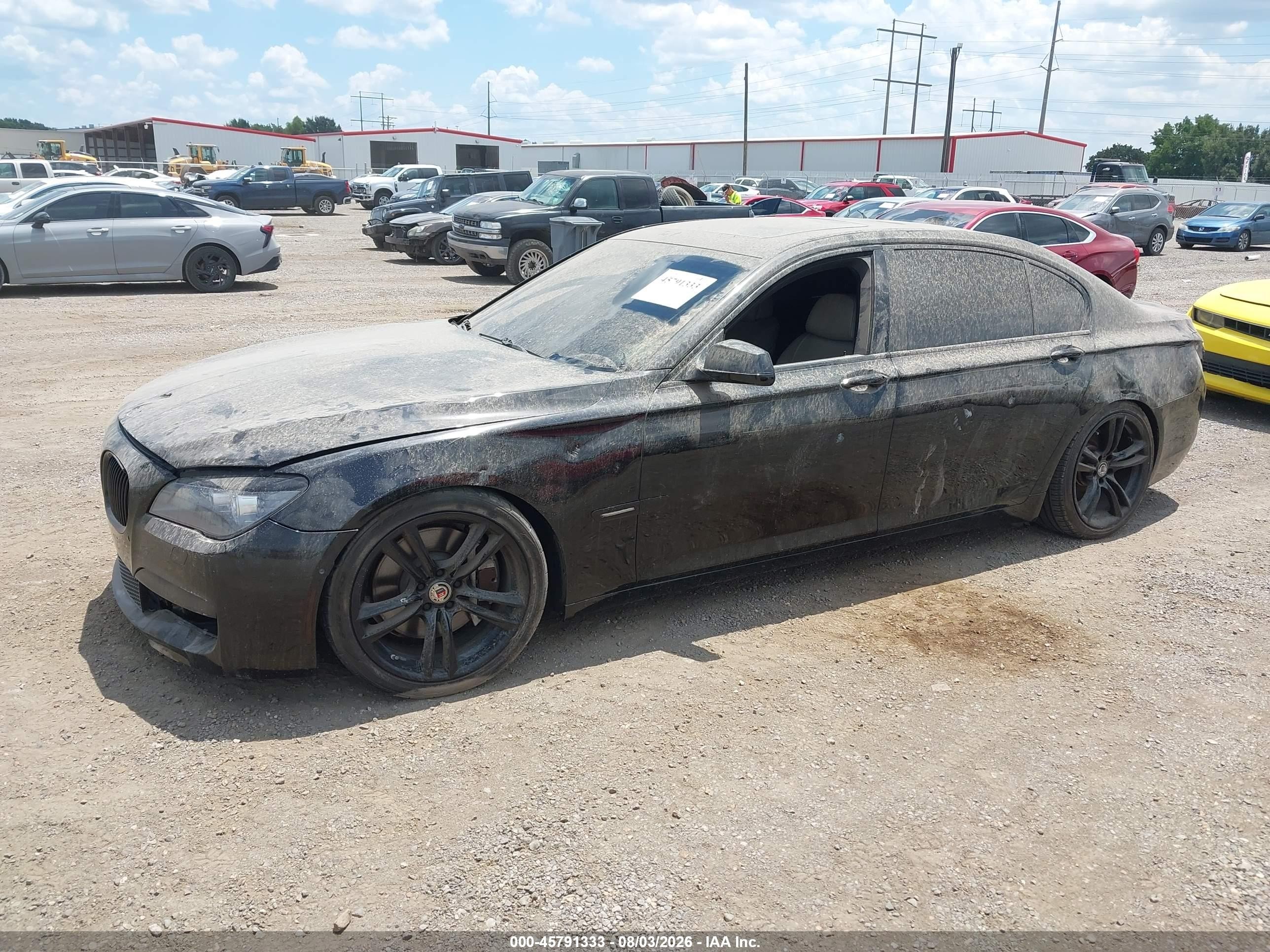 2012 Bmw 750li   Black vin: WBAKB8C59CC962872